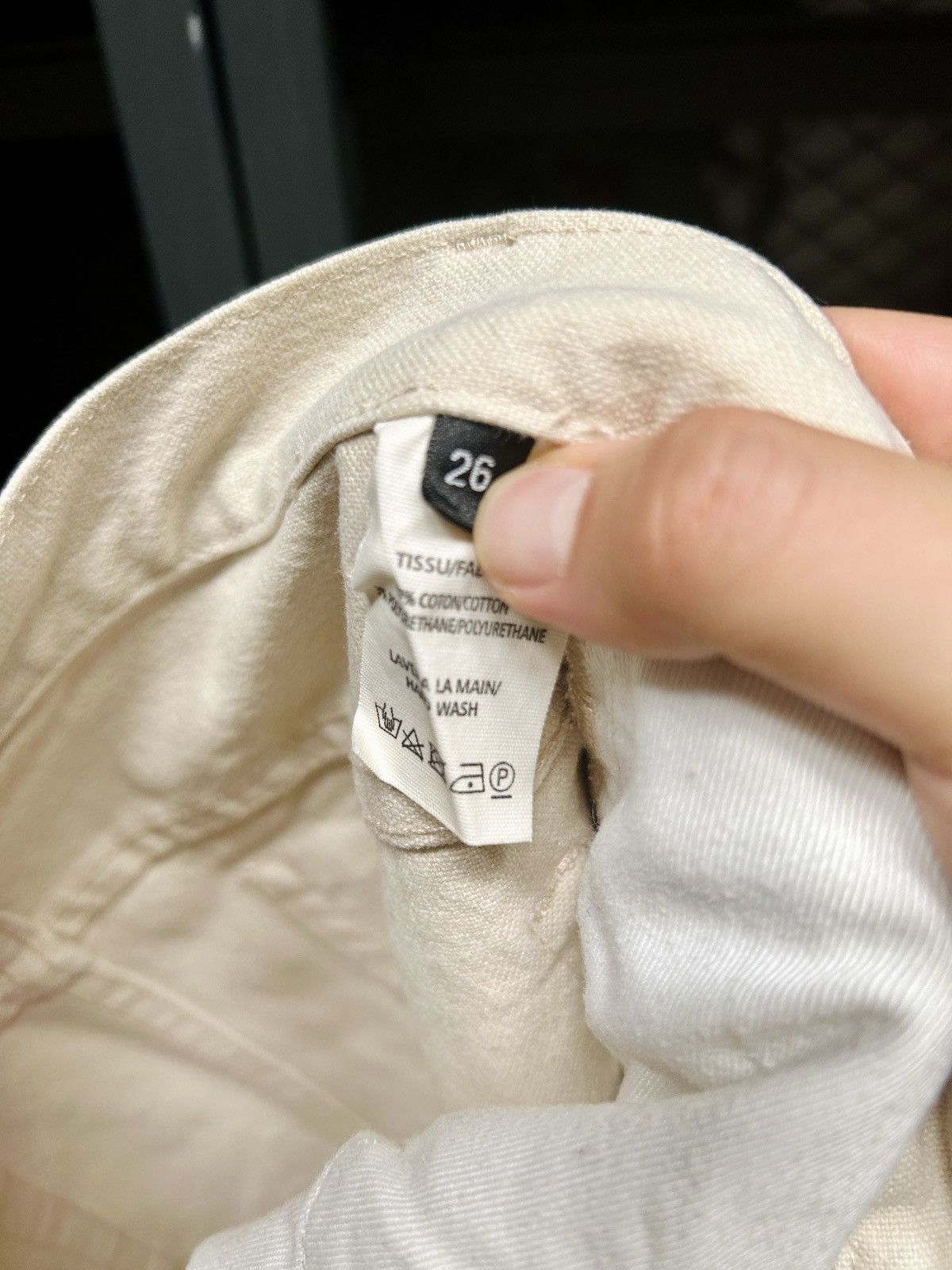 A.P.C. × Kanye West A.P.C. x Kanye West Ye Skinny Cream Jeans (GQ Cover Version) Size US 26 / EU 42 - 8 Thumbnail
