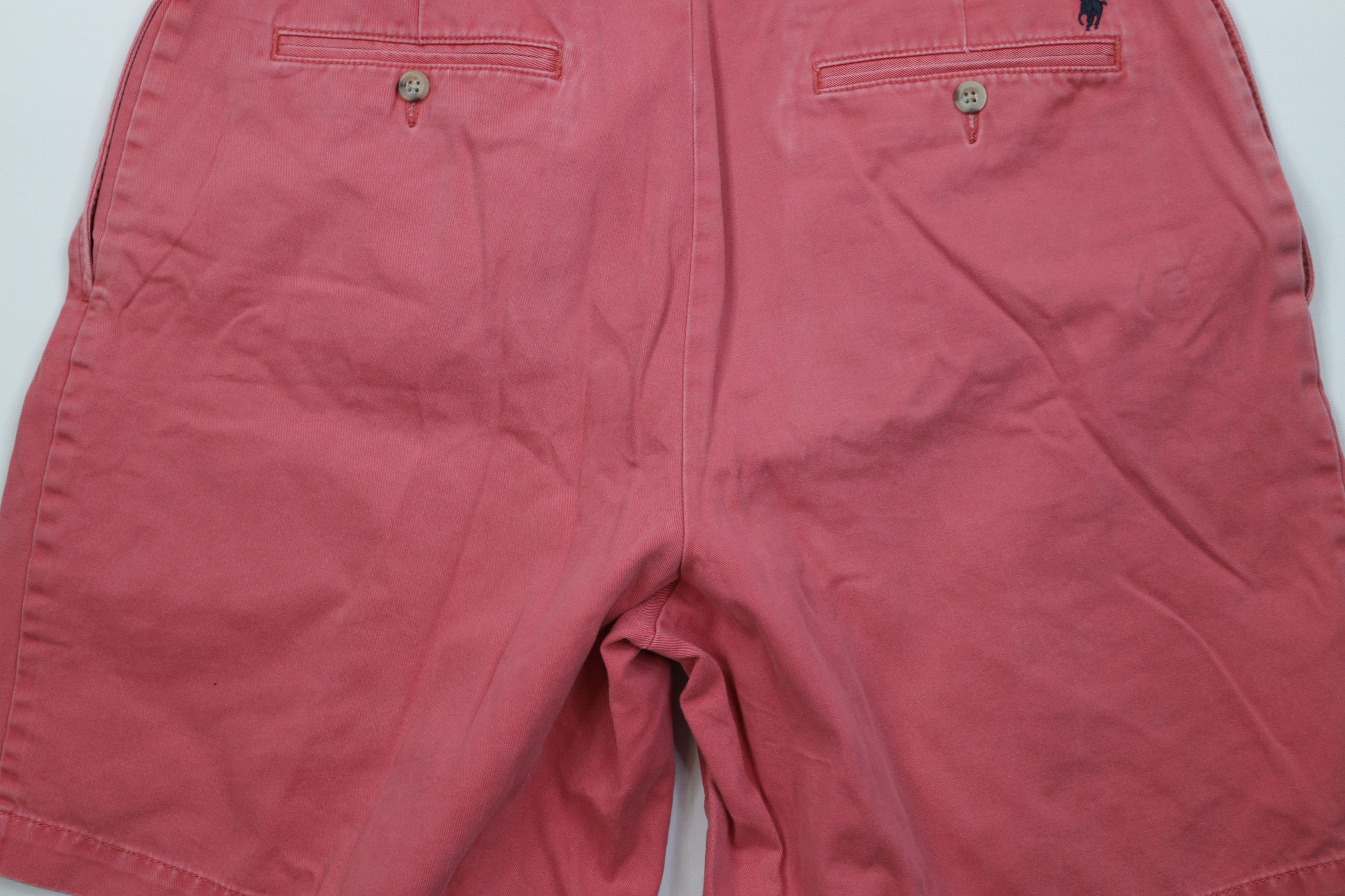 Ralph Lauren Vintage 90s Ralph Lauren Above Knee Chino Golf Shorts Pink Size US 34 / EU 50 - 13 Thumbnail