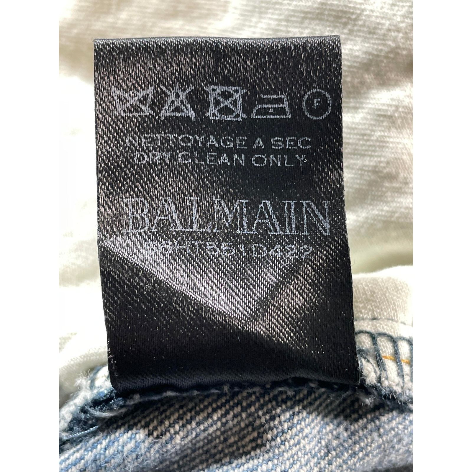 Balmain Balmain Distressed Biker Light Wash Jeans Size US 32 / EU 48 - 7 Thumbnail