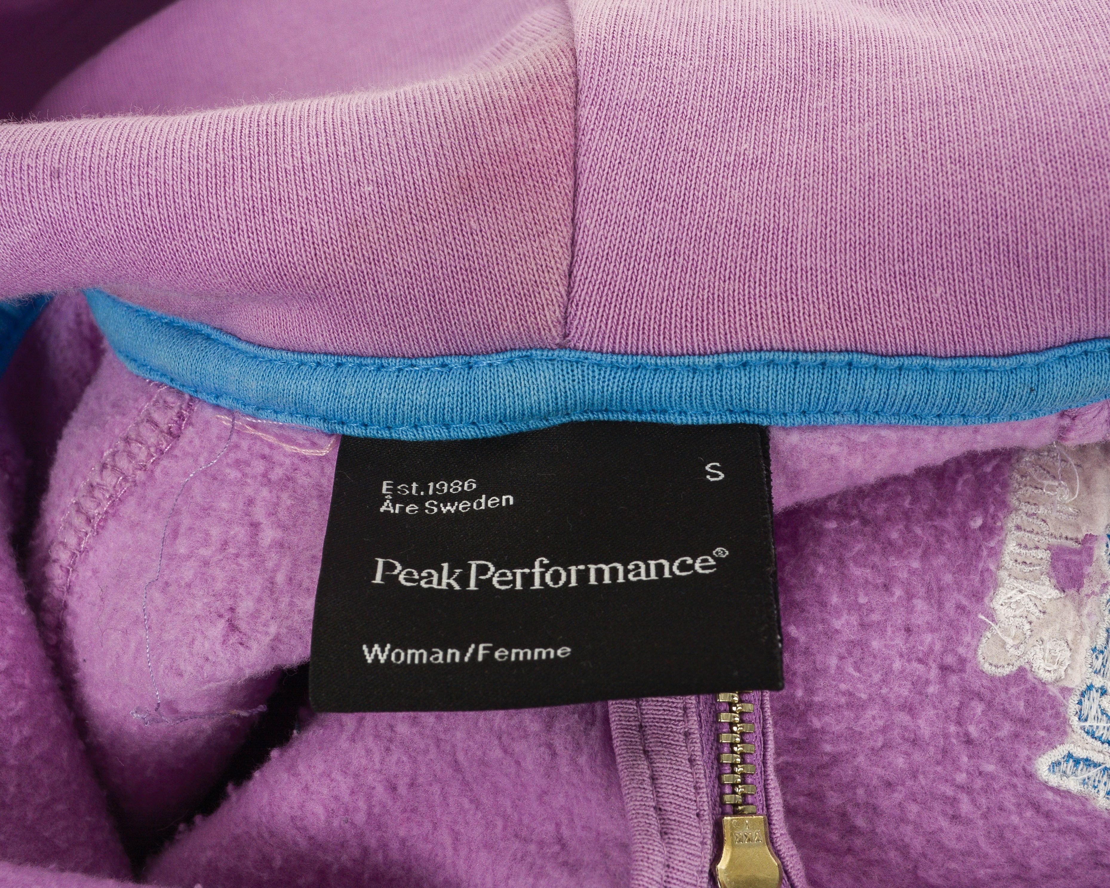Peak Performance Jumper Hoodie S Women Sweatshirt Purple Pullover Jacket Size S / US 4 / IT 40 - 5 Thumbnail