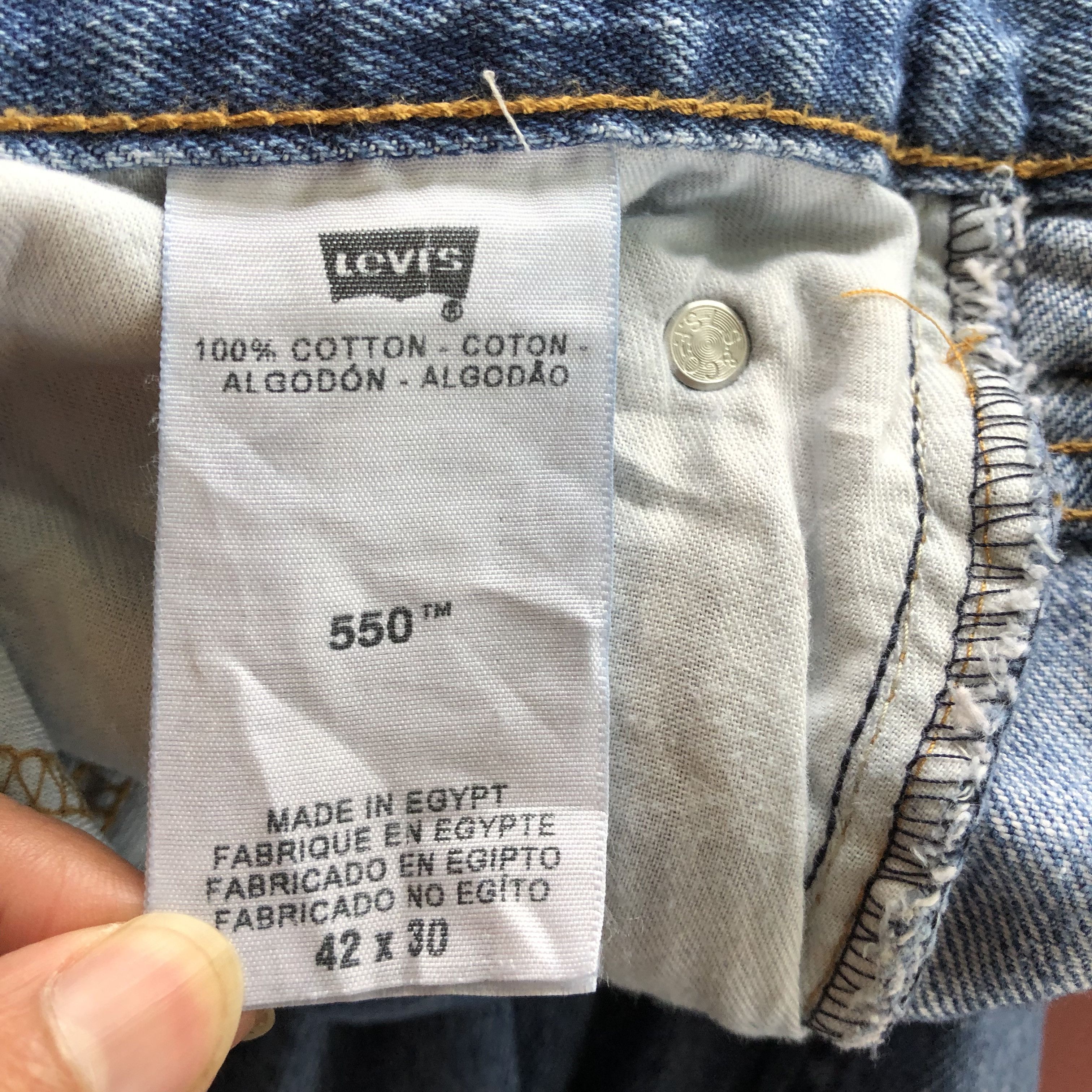 Levi's Vintage Levis Baggy Jeans Levi's High Waist Faded Denim Size US 40 / EU 56 - 9 Thumbnail