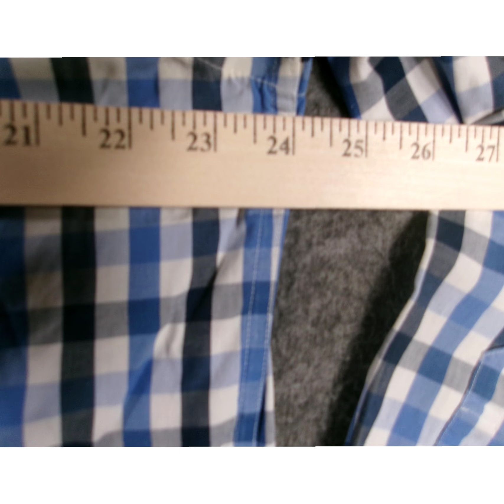 Gap VINTAGE GAP Dress Shirt Men XL Blue Plaid Non-Iron Business Casual Office Wear Size US XL / EU 56 / 4 - 3 Thumbnail