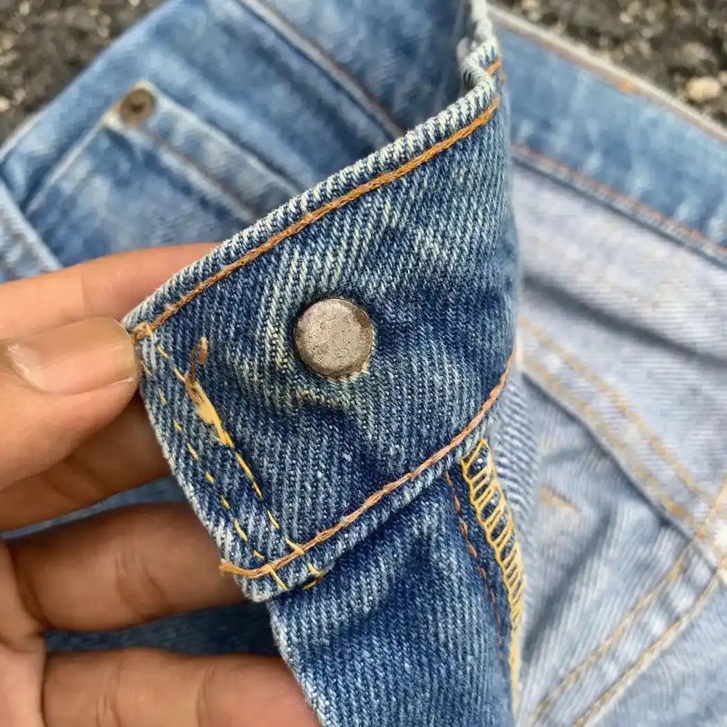 Levi's 💥 1980’s Vintage Levi’s 505 Jeans Custom Made W28 L30 Pants Size US 28 / EU 44 - 5 Thumbnail