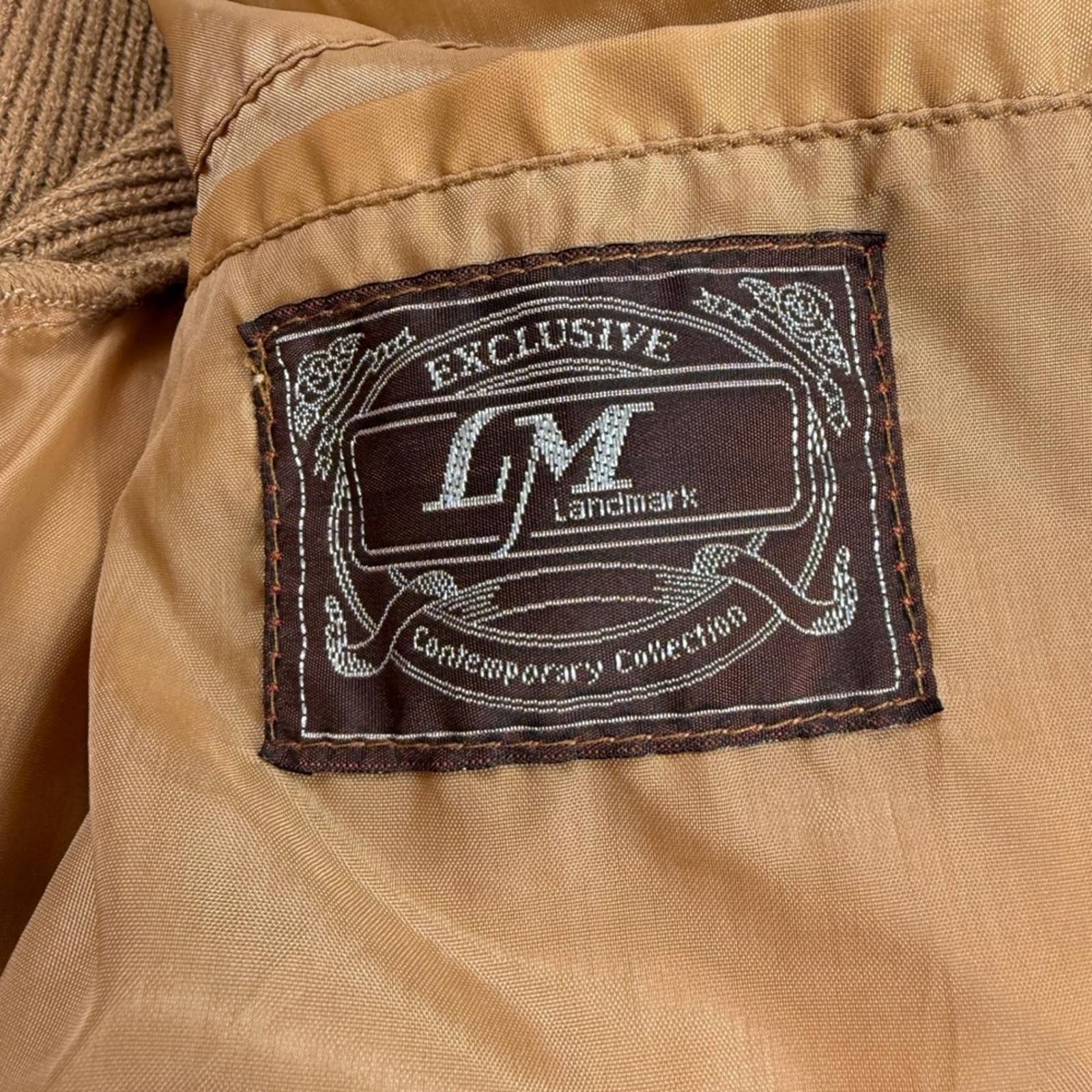 Other Vintage 80s Landmark Mens Genuine Suede Leather Knit Jacket Size US M / EU 48-50 / 2 - 4 Thumbnail