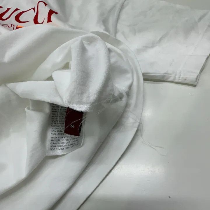 Gucci Gucci Logo Print White T-Shirt for Women-2507 Size M / US 6-8 / IT 42-44 - 3 Thumbnail