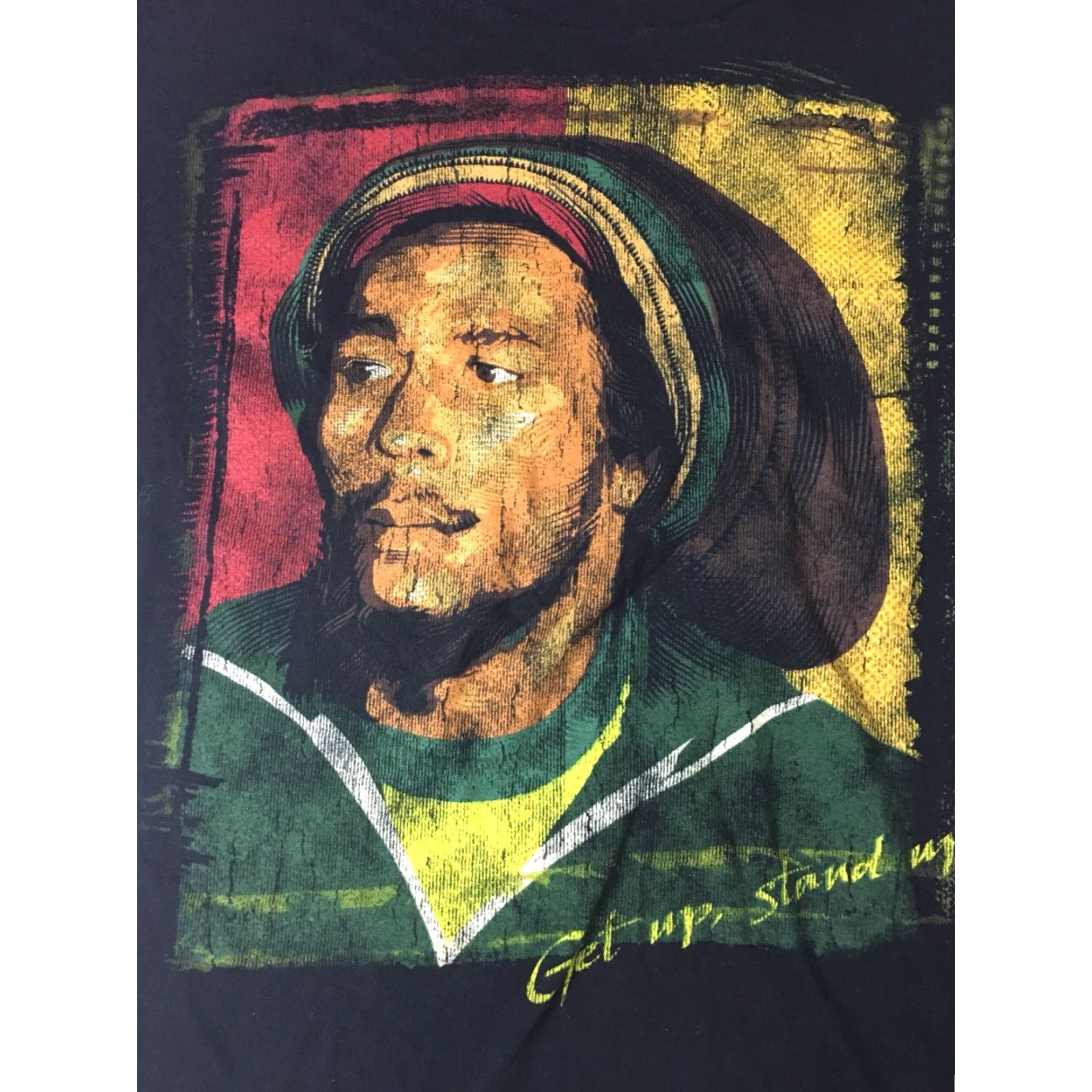 Vintage VINTAGE Bob Marley Get Up Stand Up T Shirt Sz M EUC Size US M / EU 48-50 / 2 - 2 Thumbnail