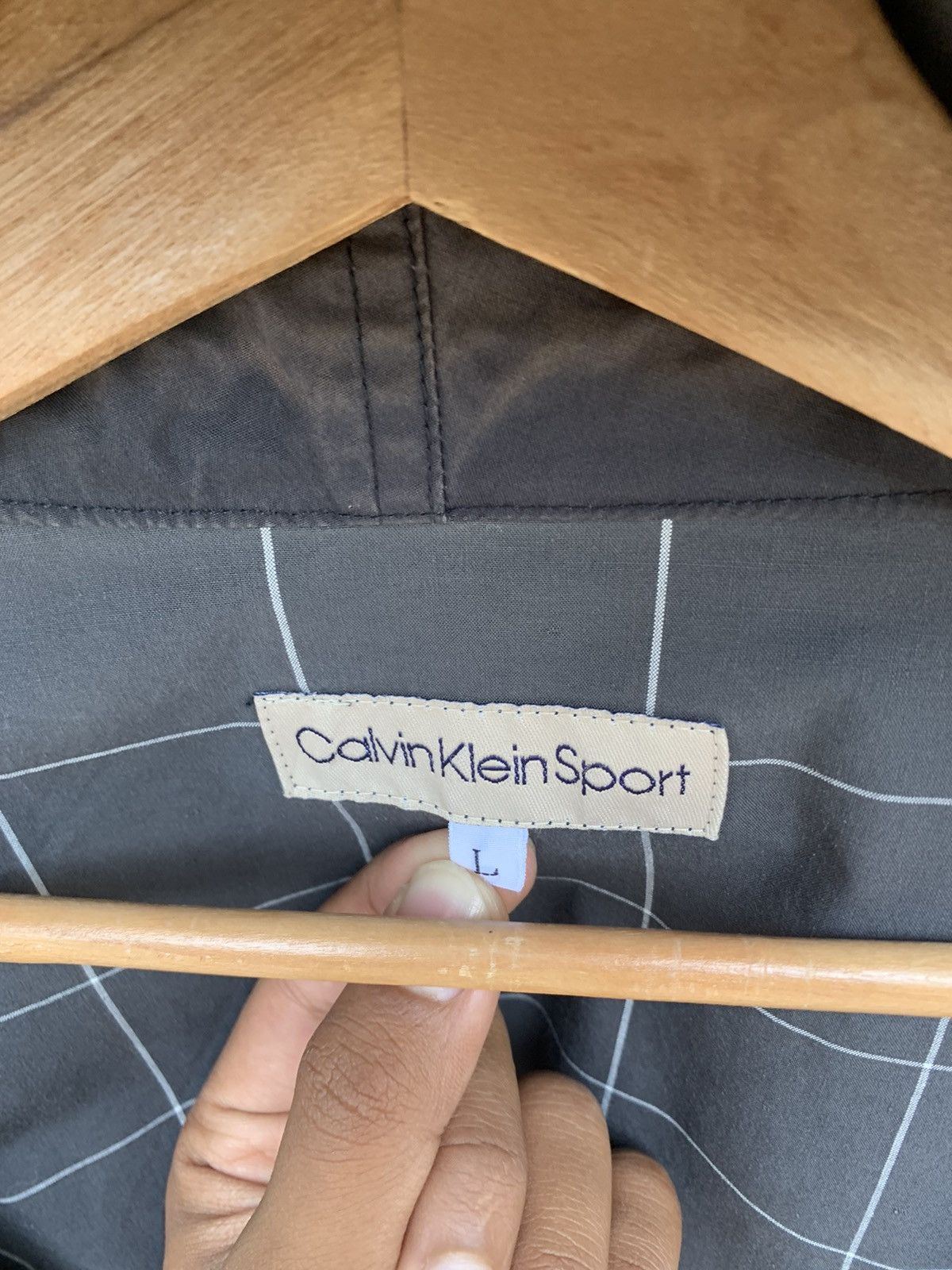 Calvin Klein Calvin Klein Flannel Hooded Jacket Size US L / EU 52-54 / 3 - 10 Thumbnail