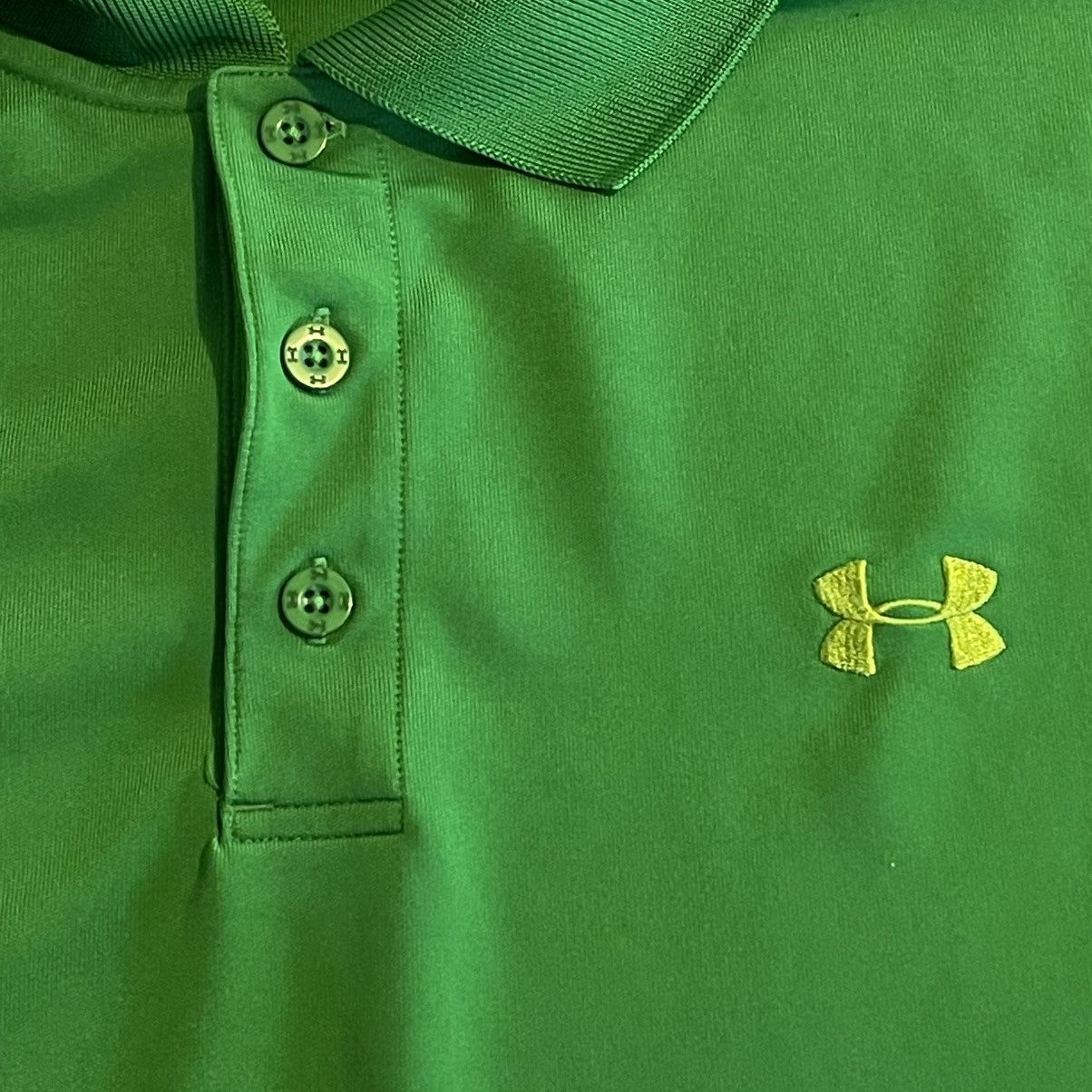 Under Armour Under Armour Shirt Men XL Green Polo Golf Loose Heatgear Size US XL / EU 56 / 4 - 5 Thumbnail