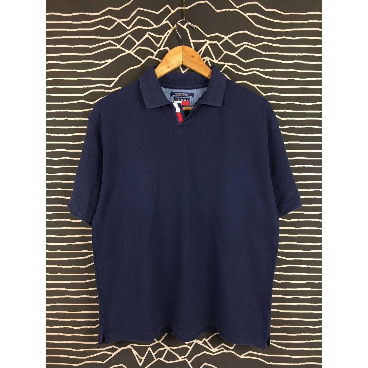 Tommy Hilfiger × Vintage Tommy Jeans Tommy Hilfiger Open Collar Polo Tee Size US S / EU 44-46 / 1 - 1 Thumbnail