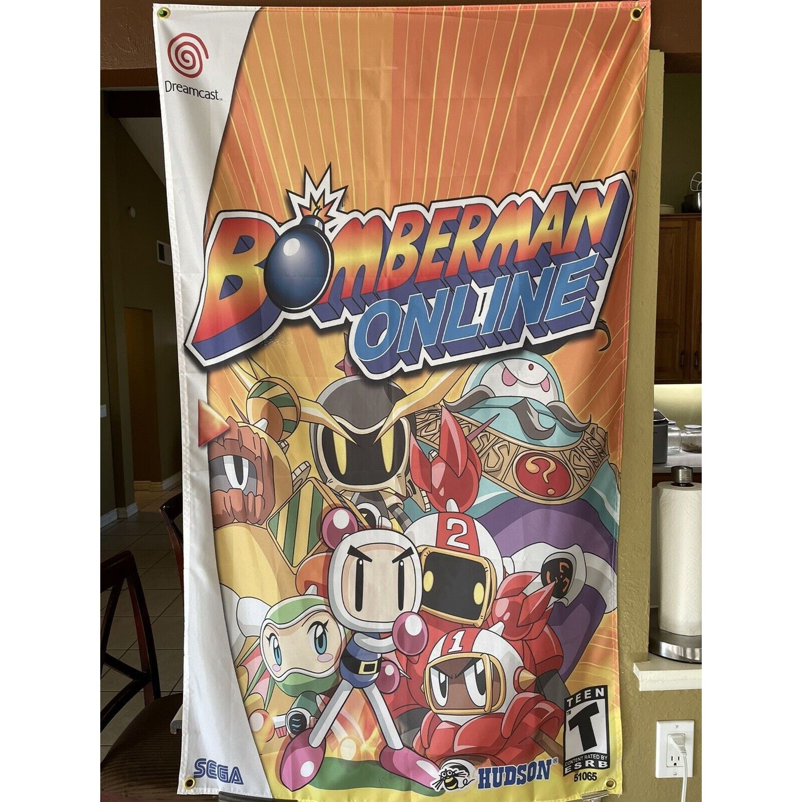 Other Bomberman Online 5ft Flag Sega Dreamcast 2001 Banner Poster Size ONE SIZE - 1 Thumbnail