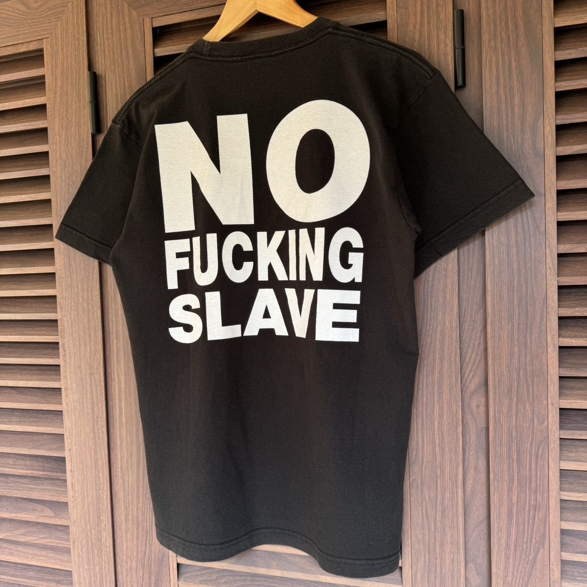 Band Tees × Vintage Vintage Napalm Death ‼️ NO FUCKING SLAVE ‼️ Size US M / EU 48-50 / 2 - 1 Thumbnail
