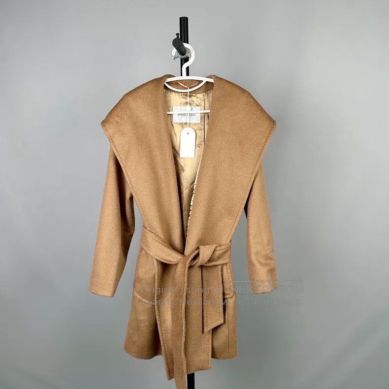 Max Mara Max Mara Camel Fleece Coat Size S / US 4 / IT 40 - 1 Thumbnail