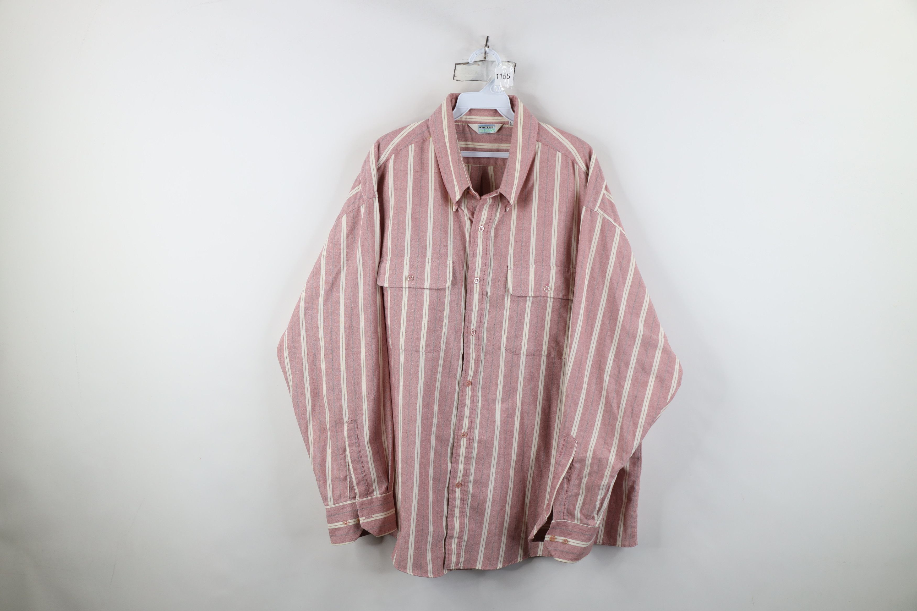 Vintage Vintage 90s Streetwear Oxford Collared Button Down Shirt Size US XXL / EU 58 / 5 - 1 Thumbnail