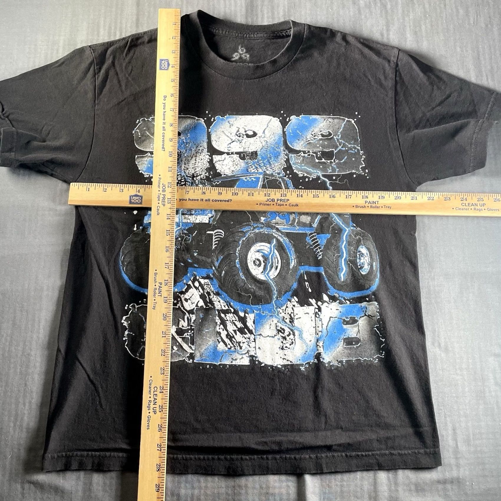 Vintage Juice Wrld Shirt Mens L Black Cotton Short Sleeve Crew Neck Monster Truck Lightning 999 Club Rap Soundcloud Emo Vintage No Size US L / EU 52-54 / 3 - 4 Thumbnail