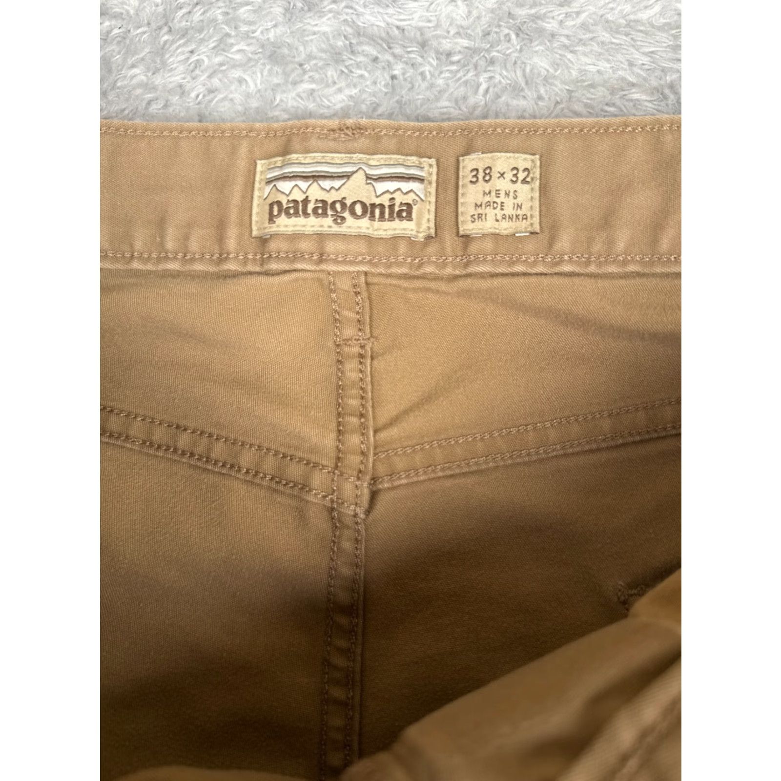 Patagonia Patagonia Jeans Mens 38 Beige Denim Performance Twill Jeans Regular Cotton Blend Size US 38 / EU 54 - 6 Thumbnail