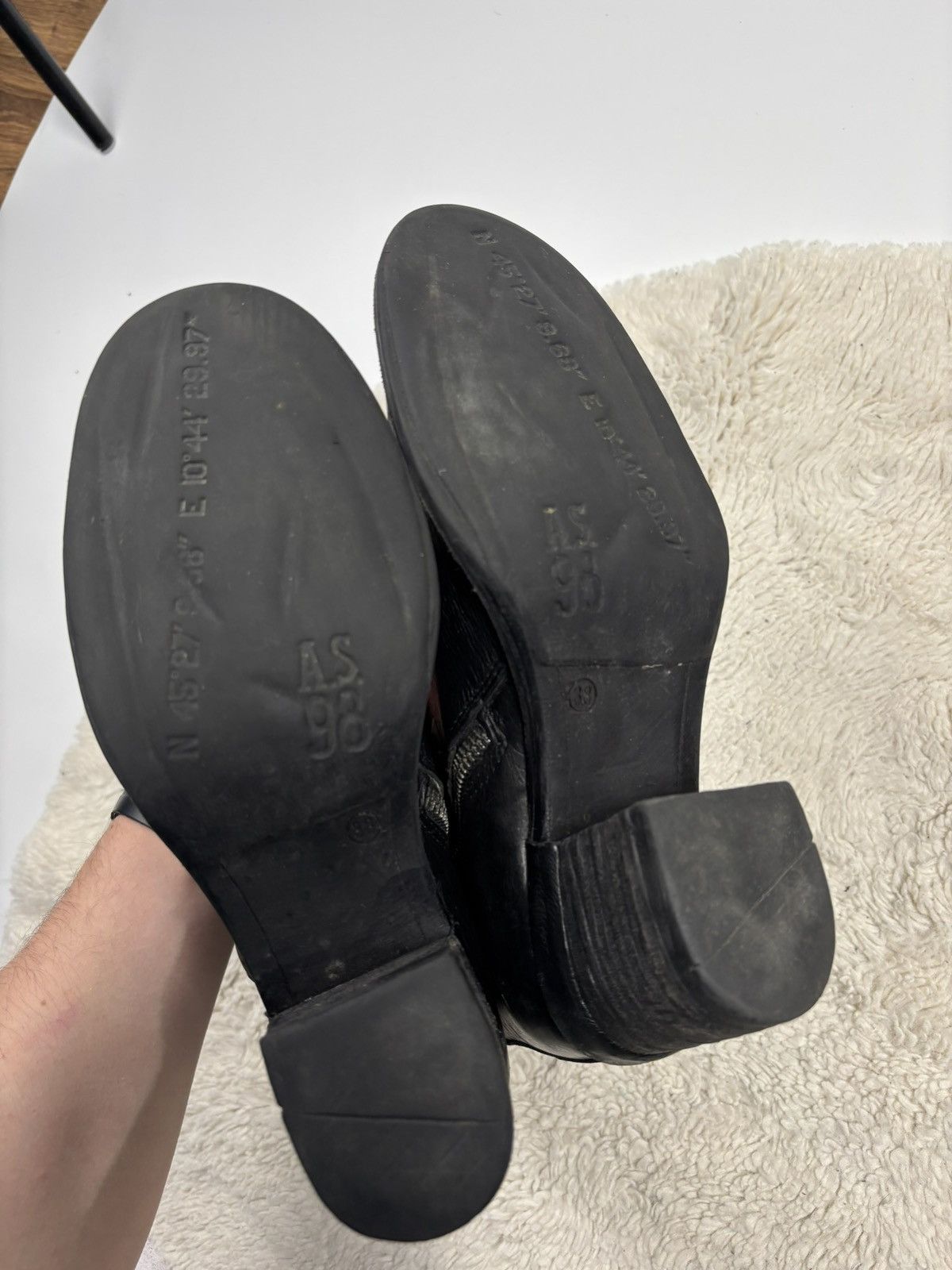 A.S.98 A.S.98 Jamal Black Leather Moto Ankle Women’s Boots Size US 8 / IT 38 - 11 Thumbnail