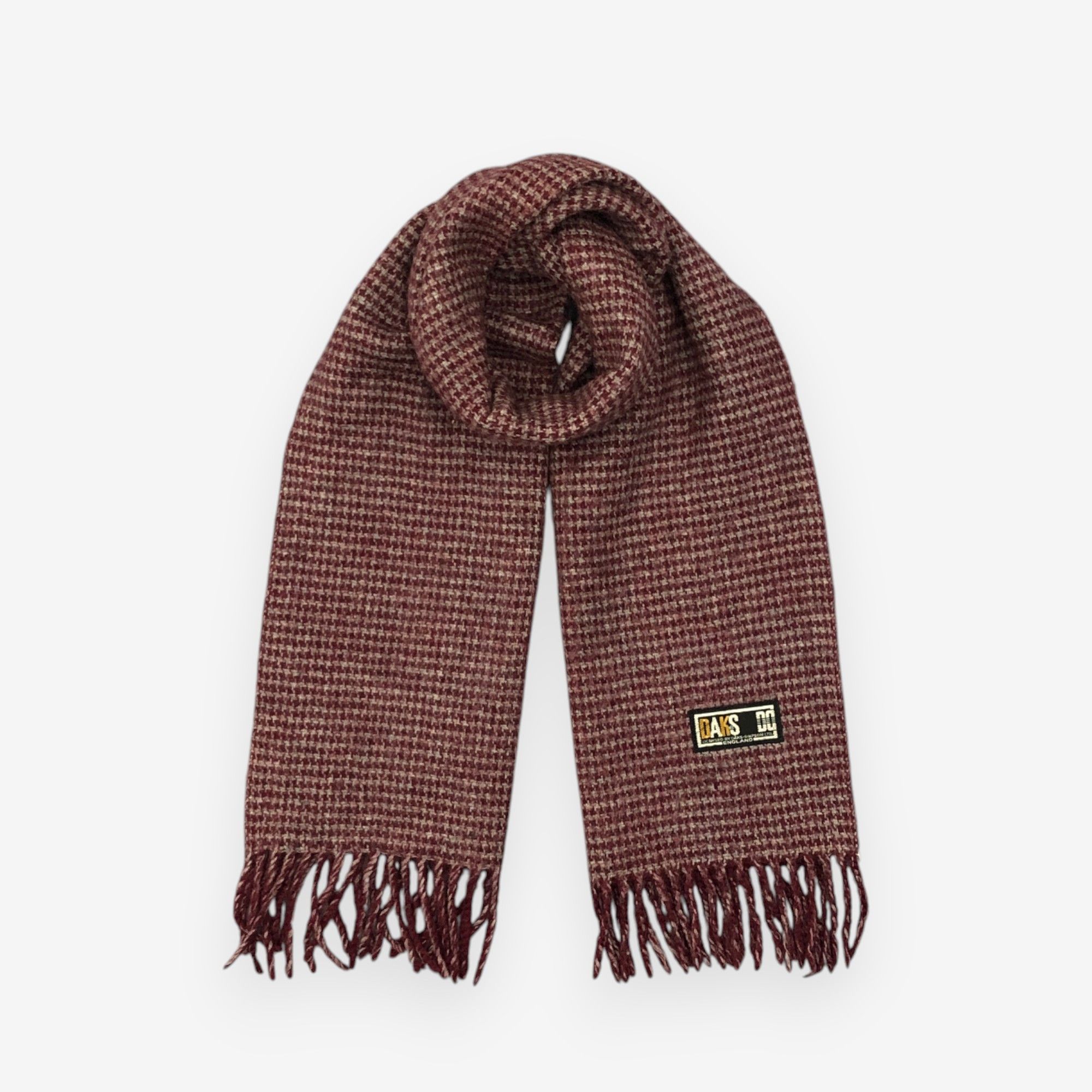 DAKS Vintage DAKS Scarf Muffler Wool Plaid Tartan Scarves Size ONE SIZE - 1 Thumbnail