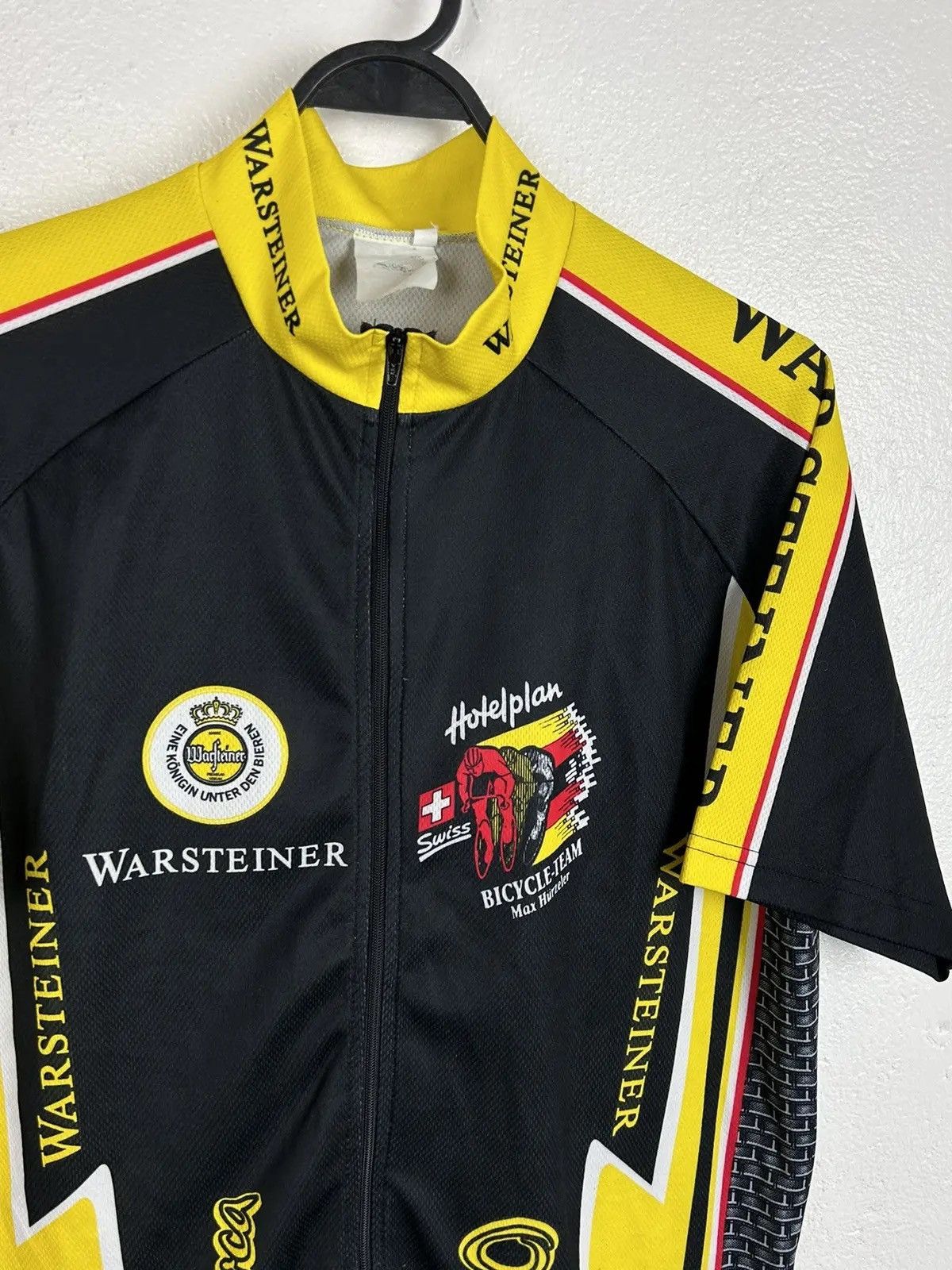 Vintage Vintage Warsteiner Max Hurzeller Mallorca Cycling Jersey Size US L / EU 52-54 / 3 - 2 Thumbnail