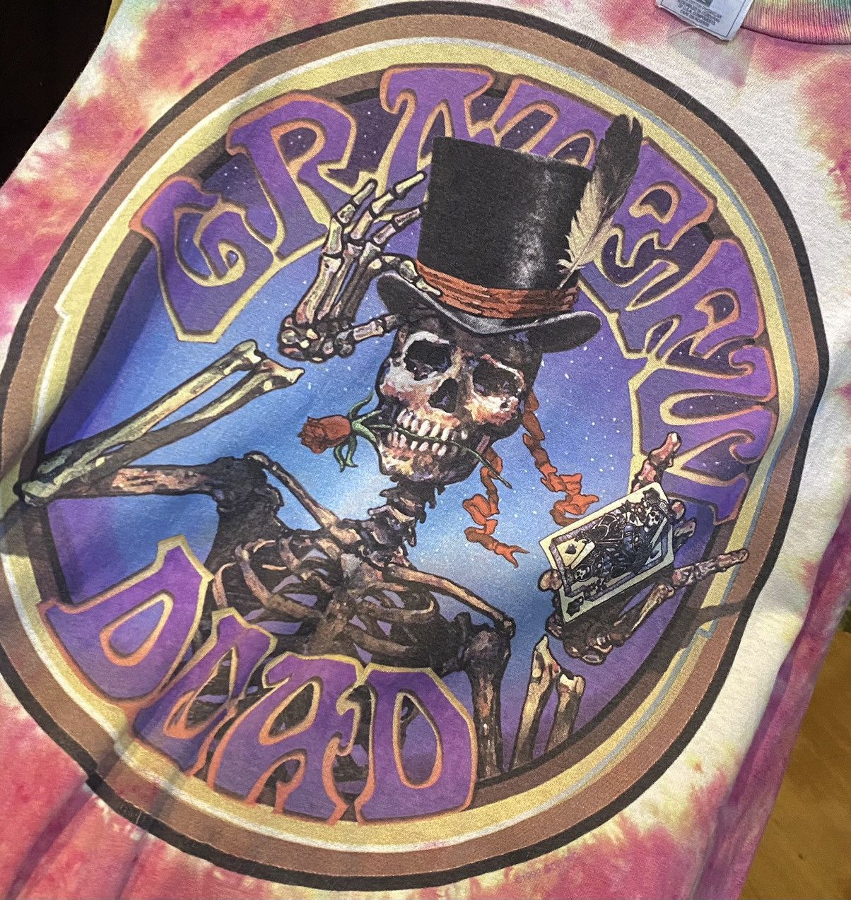 Grateful Dead × Liquid Blue × Vintage T Shirt grateful dead Gfd Card Magician 1999 Vtg Fotl tag Size US L / EU 52-54 / 3 - 4 Thumbnail