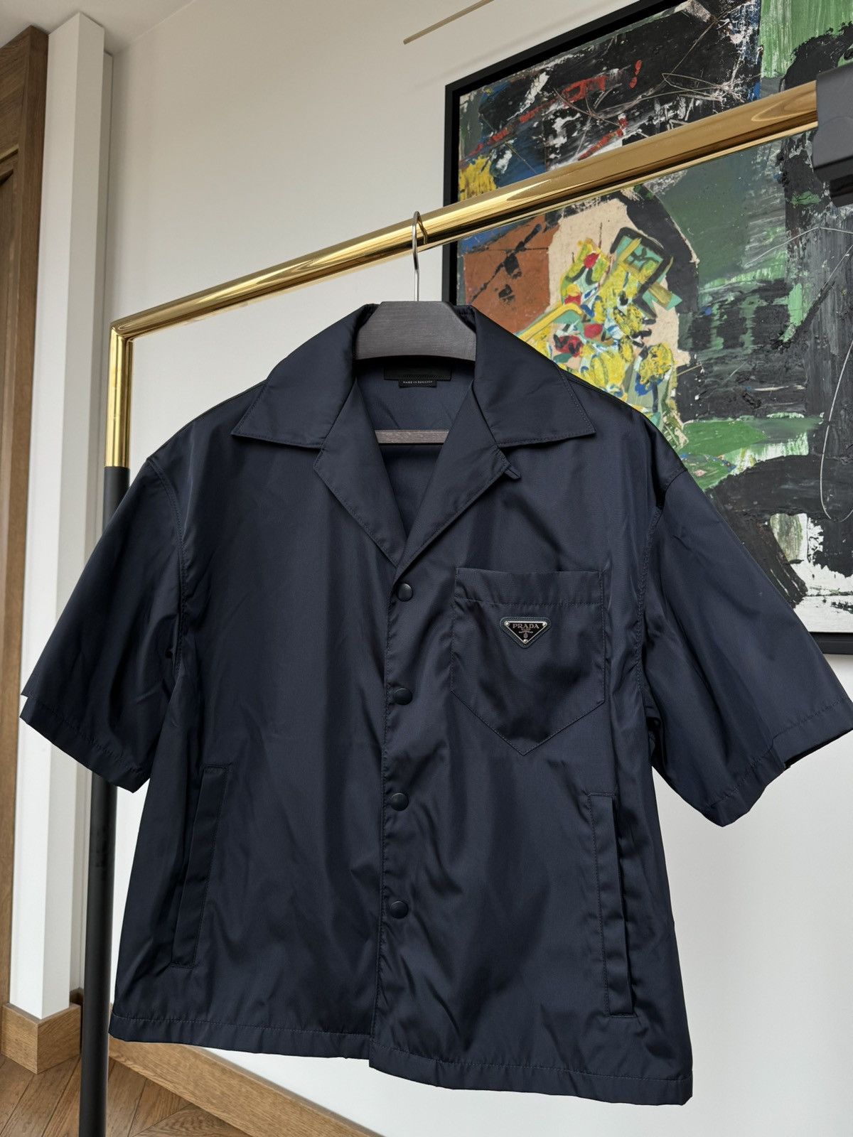 Prada Prada Nylon Bowling Shirt Size US M / EU 48-50 / 2 - 2 Thumbnail