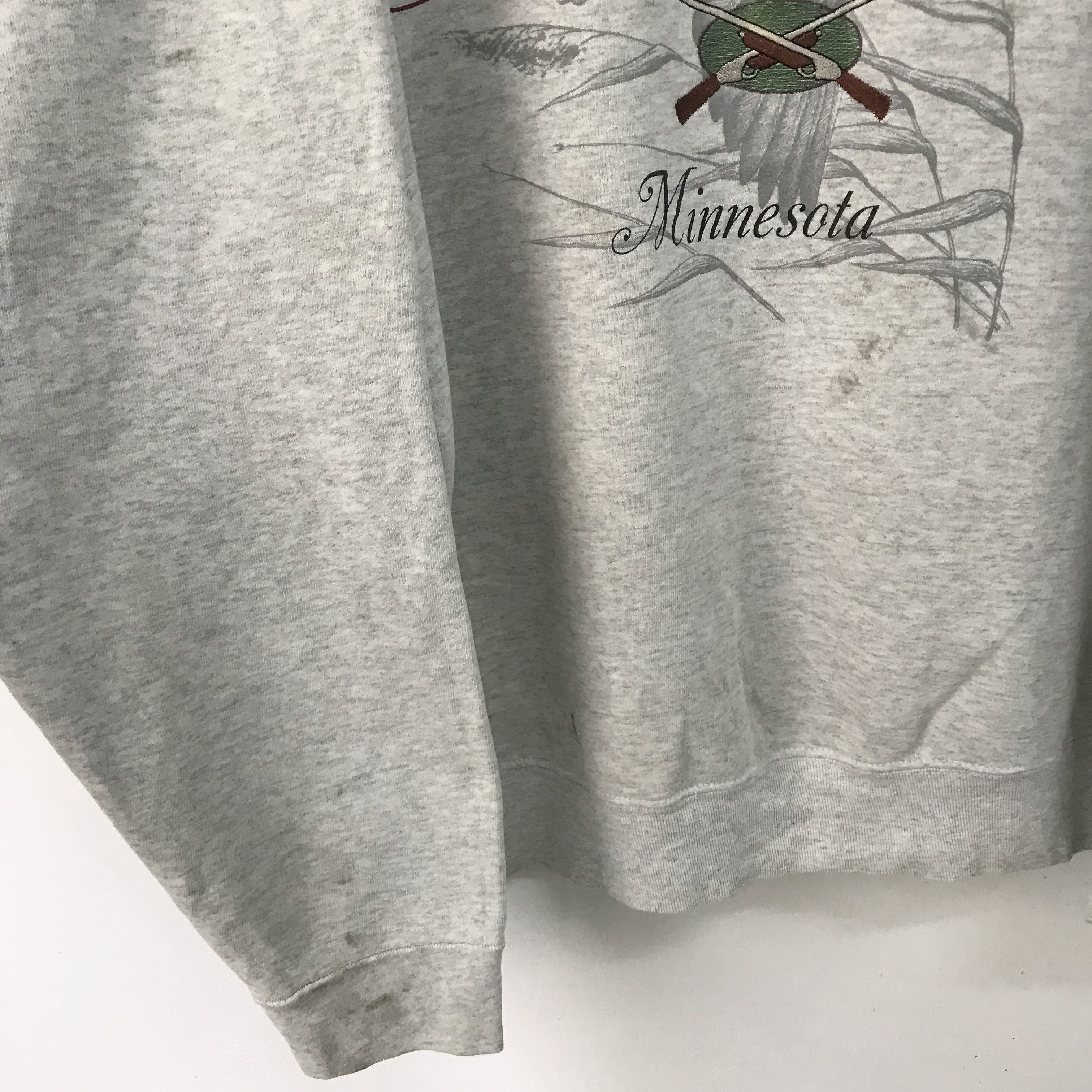 Vintage Vintage 90's Mallard Graphic Gray Sweatshirt Xlarge - 405 Size US XL / EU 56 / 4 - 8 Thumbnail