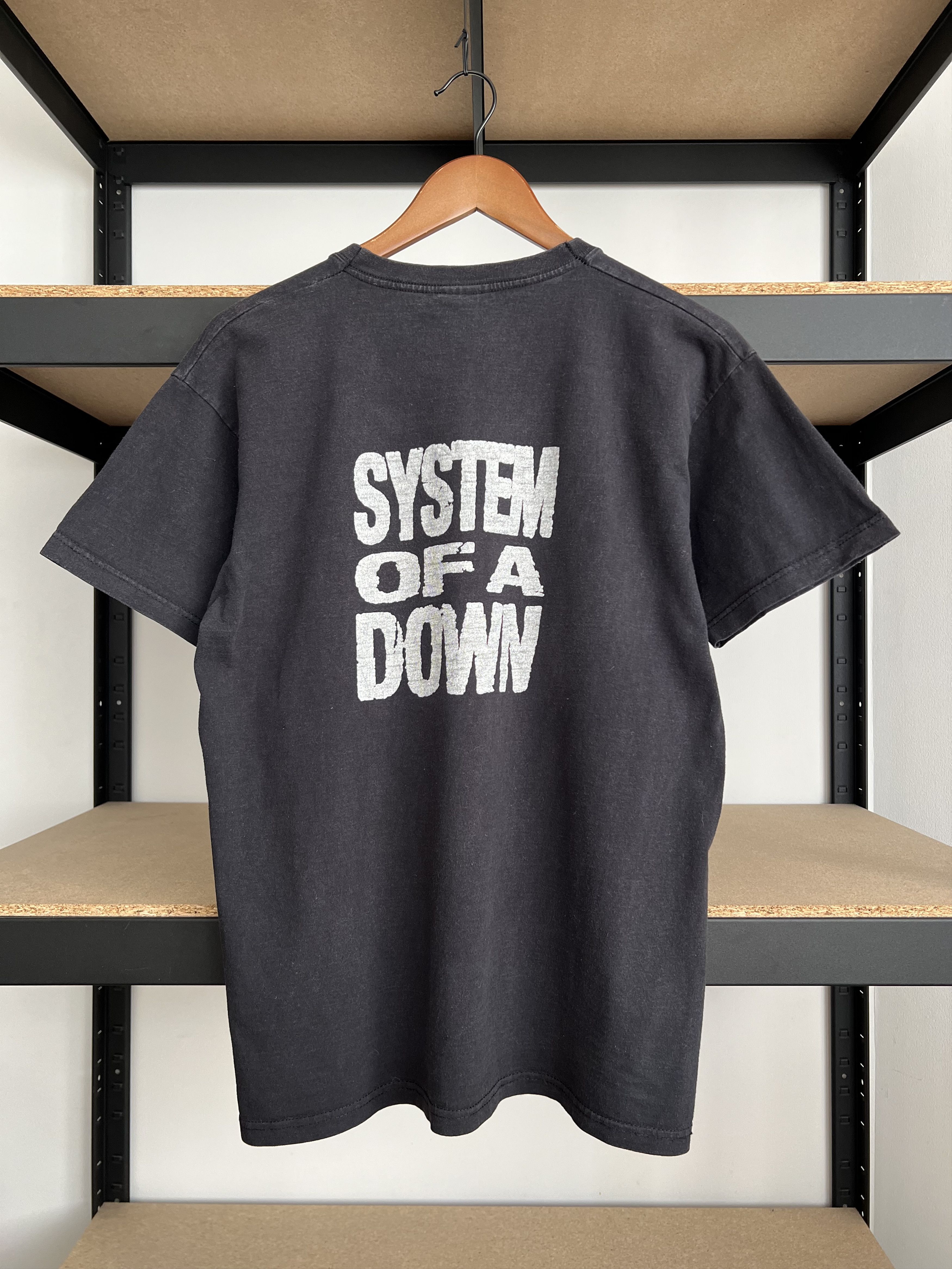 Band Tees Vintage 2000s System of a Down Toxicity Black T-shirt Size US M / EU 48-50 / 2 - 2 Thumbnail