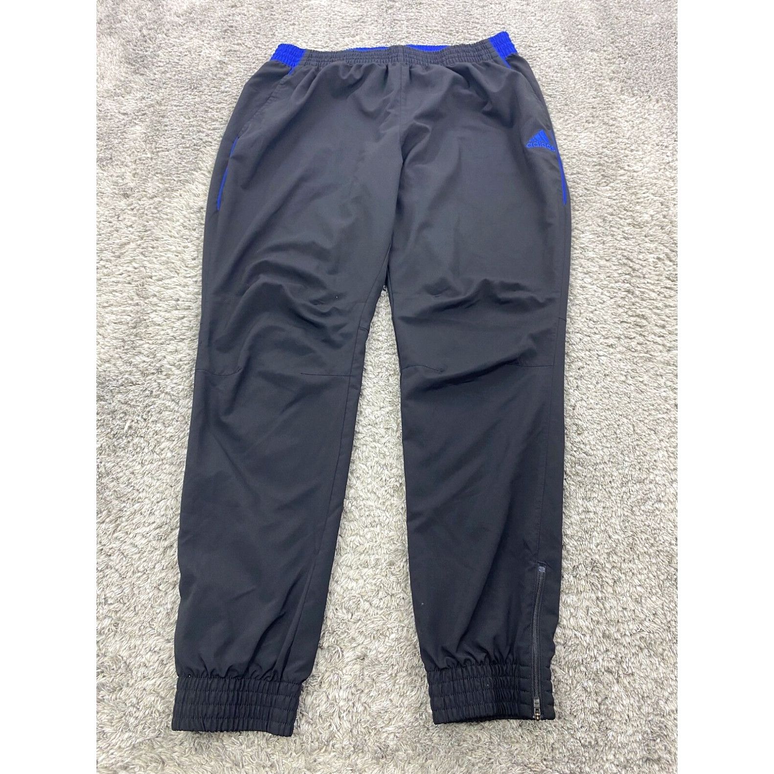 Adidas Adidas Track Pants Mens 2XL XXL Black Athletic Tapered Windbreaker Joggers Grailed