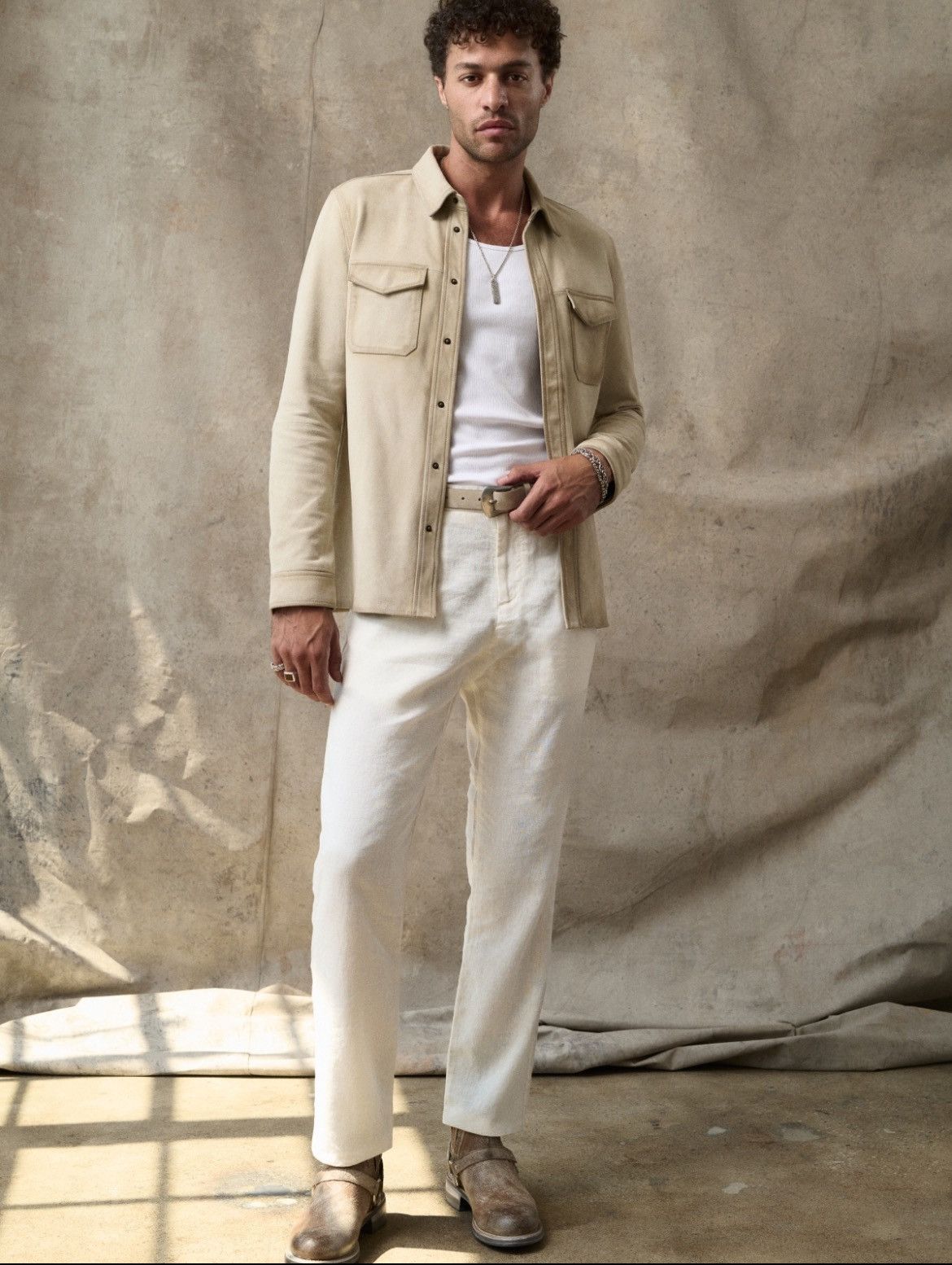 John Varvatos Izzy shirt jacket. Size EU 48 USA 38 Size US M / EU 48-50 / 2 - 14 Thumbnail
