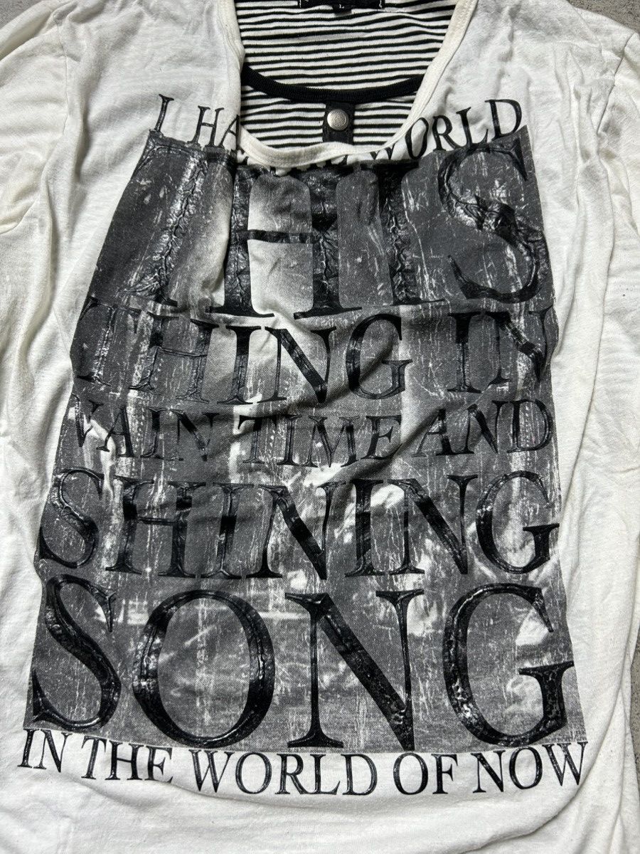 In The Attic 2000s In The Attic Poem Punk Long Sleeve Shirt Size US M / EU 48-50 / 2 - 4 Thumbnail