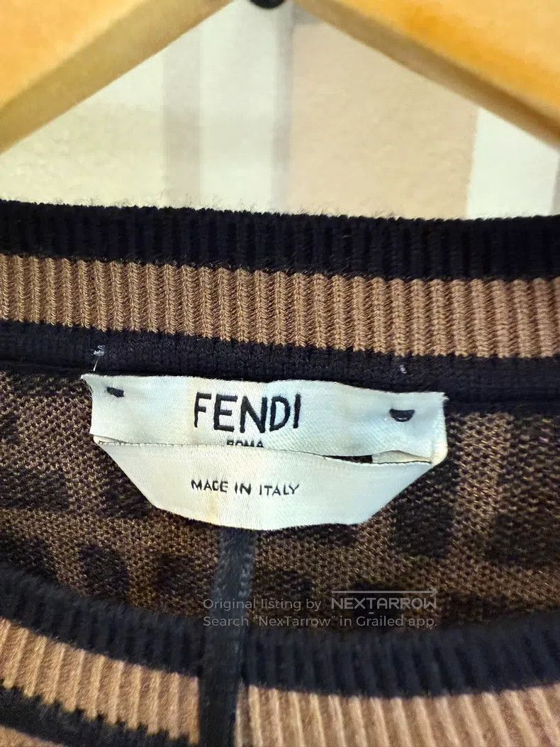 Fendi Fendi Monogram Knit Short Sleeve Size XXS / US 00 / IT 34 - 5 Thumbnail