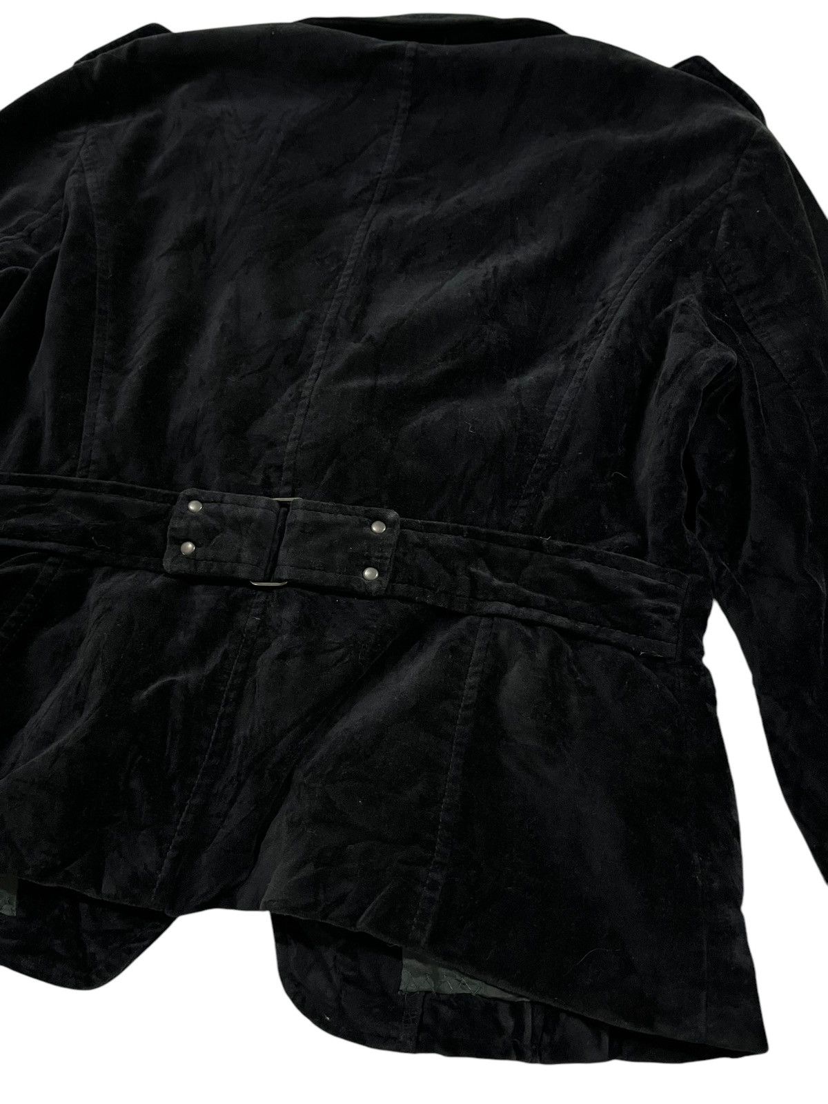 Beauty Beast × Japanese Brand 🇯🇵 JAPANESE BRAND DOUBLE COLLAR SUEDE 4 POCKET BLACK JACKET Size XS / US 0-2 / IT 36-38 - 9 Thumbnail