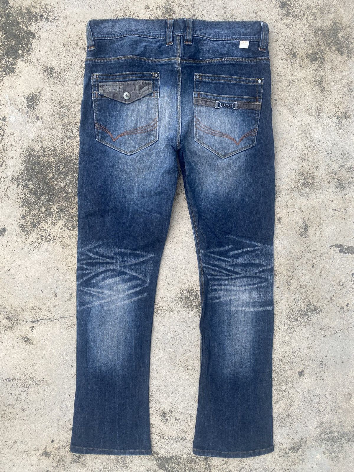 If Six Was Nine × Japanese Brand × Nicole Club Flare Jeans Nicole Club Faded Honeycomp Size US 32 / EU 48 - 14 Thumbnail