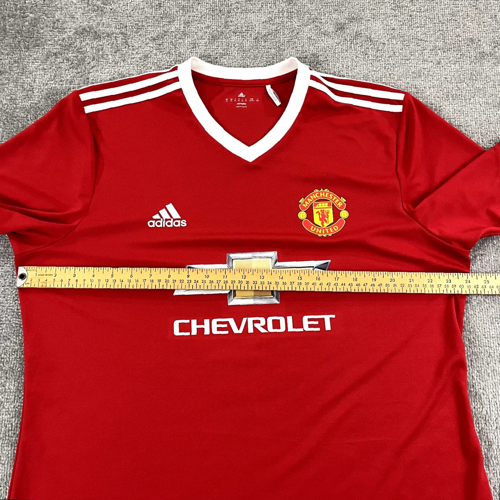 Adidas ADIDAS Shirt Mens XL Manchester United 2015-2016 Home Soccer Jersey Red Size US XL / EU 56 / 4 - 5 Thumbnail