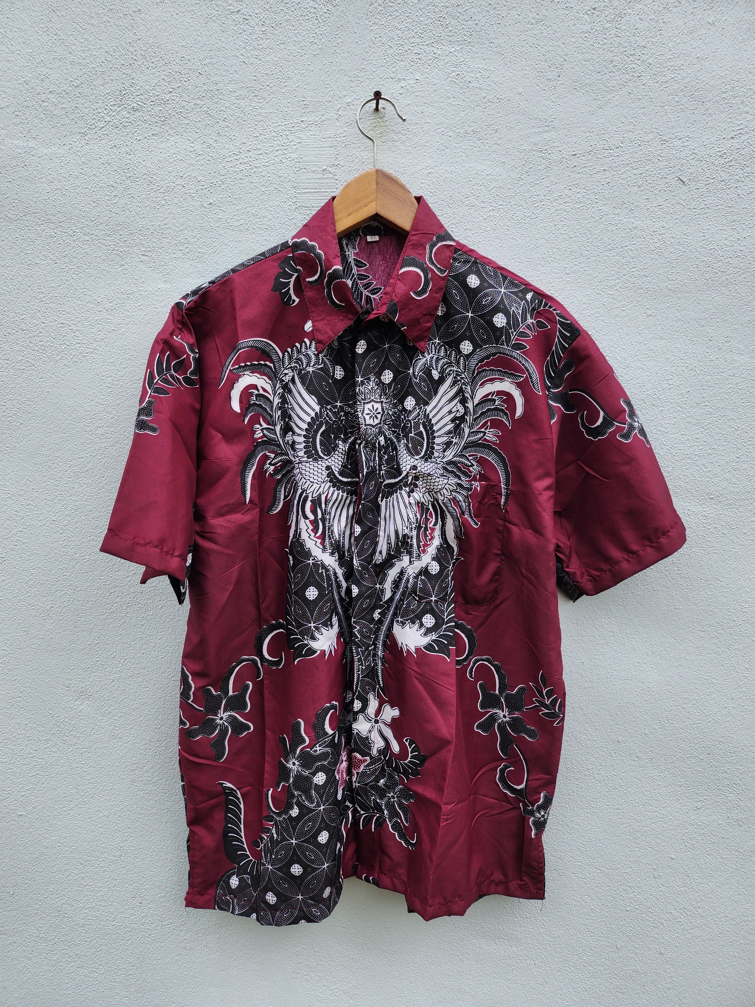 Batik Bay × Japanese Brand 💥Batik Motif Hawaiian Style Shirt Size US XL / EU 56 / 4 - 1 Thumbnail