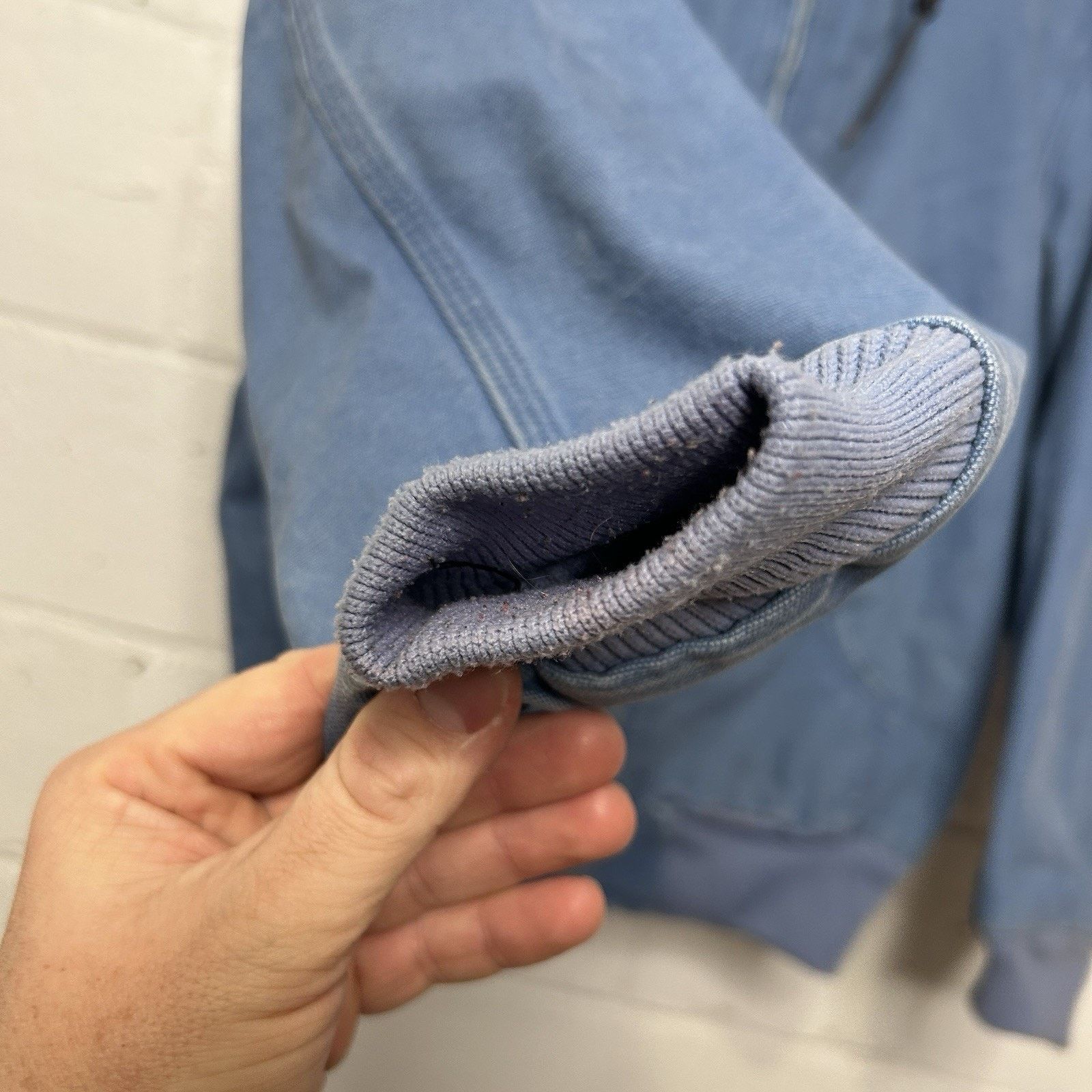 Carhartt Vintage Carhartt Hooded Active Jacket “French Blue” WJ130 Size M / US 6-8 / IT 42-44 - 6 Thumbnail