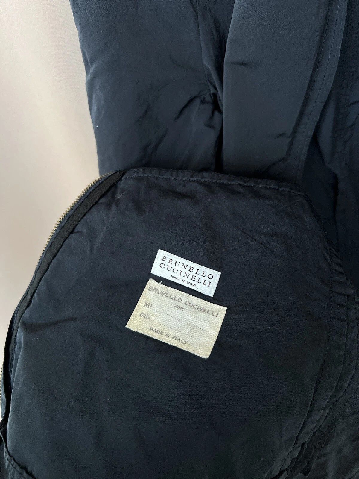 Brunello Cucinelli Brunello Cucinelli Jacket Womens Size 42 or M Navy Full Zip Size M / US 6-8 / IT 42-44 - 11 Thumbnail