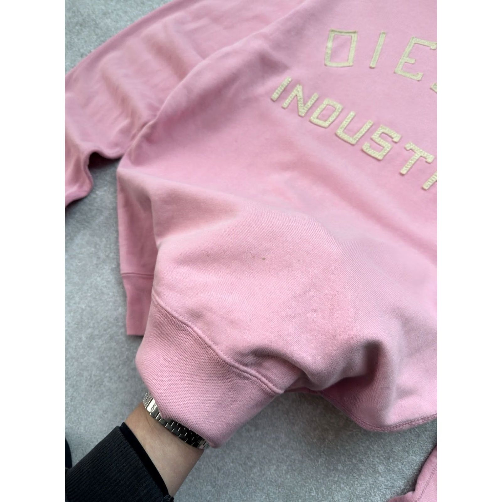 Diesel VINTAGE Diesel Sweatshirt Men L Pink Logo 90s Y2K Streetwear Designer Pullover Casual Size US L / EU 52-54 / 3 - 5 Thumbnail