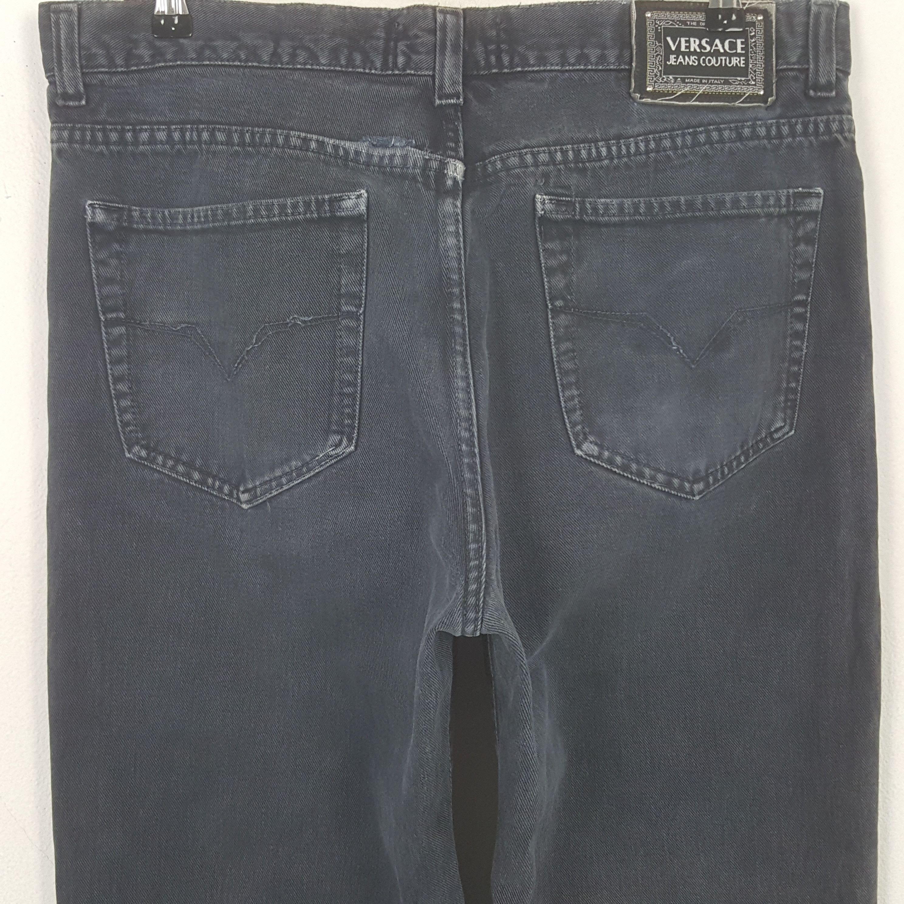Versace Vintage Versace Jeans Couture Black Jeans Size US 36 / EU 52 - 5 Thumbnail