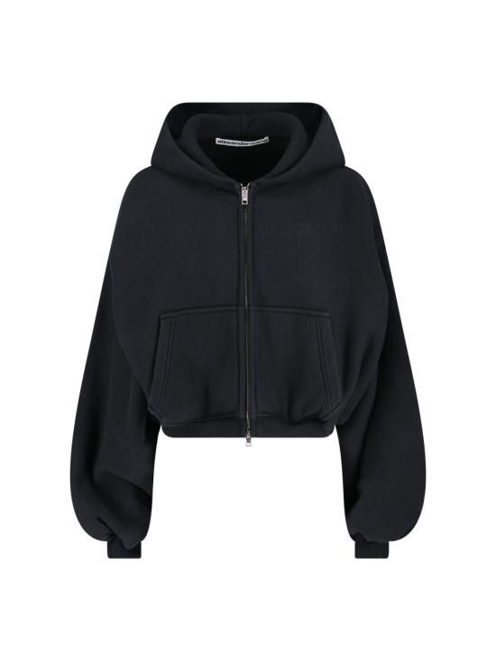 Alexander Wang ALEXANDER WANG Women Hoodies 1CC3251057 001 Black Size M / US 6-8 / IT 42-44 - 1 Thumbnail