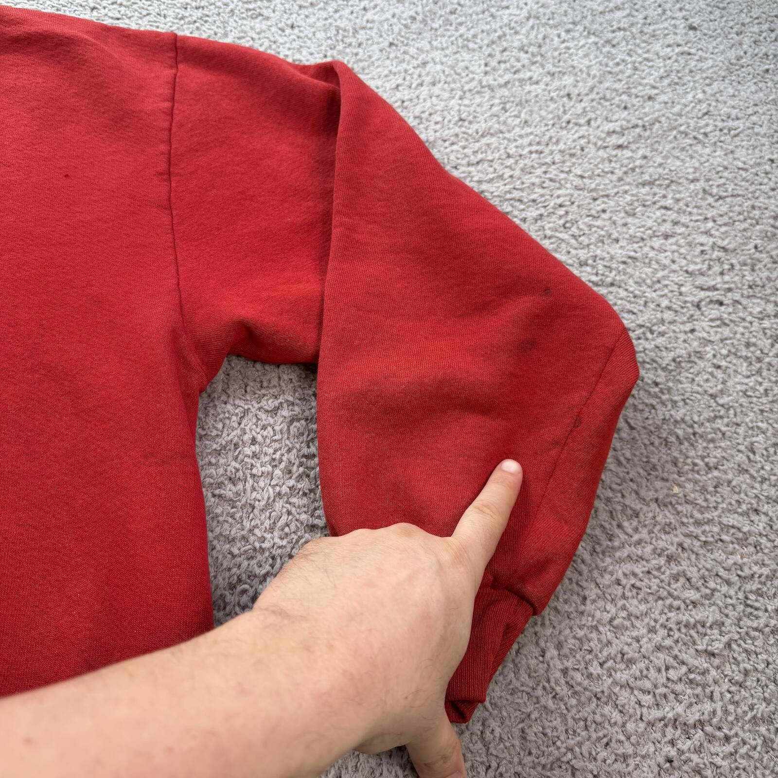 Jerzees Vintage 90s Indiana Hoosiers Crewneck Sweatshirt USA Red 2XL Size US XXL / EU 58 / 5 - 7 Thumbnail