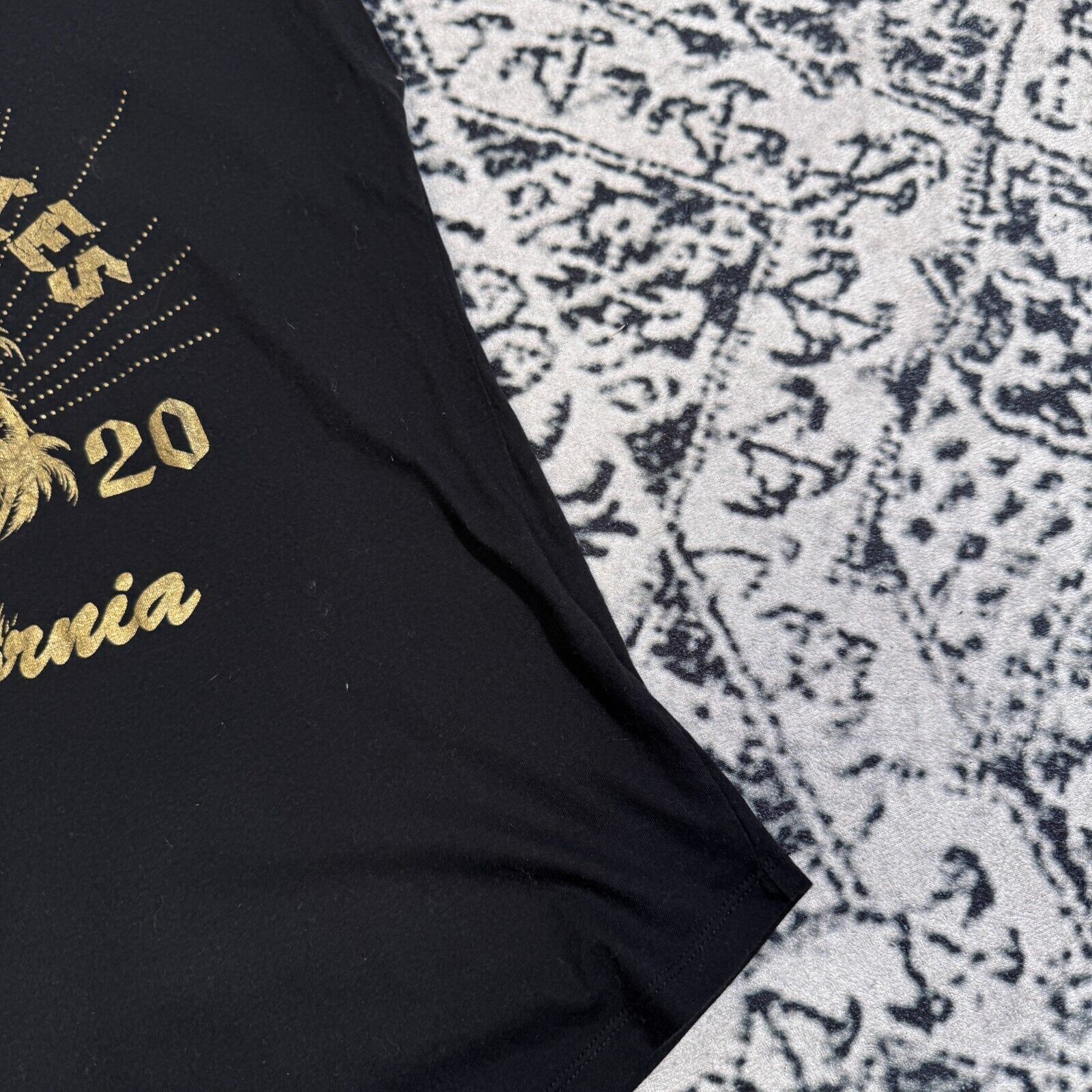 Vintage Vintage Sophie Schnoor Women's Black Cotton T-Shirt Size XS Size US XS / EU 42 / 0 - 6 Thumbnail