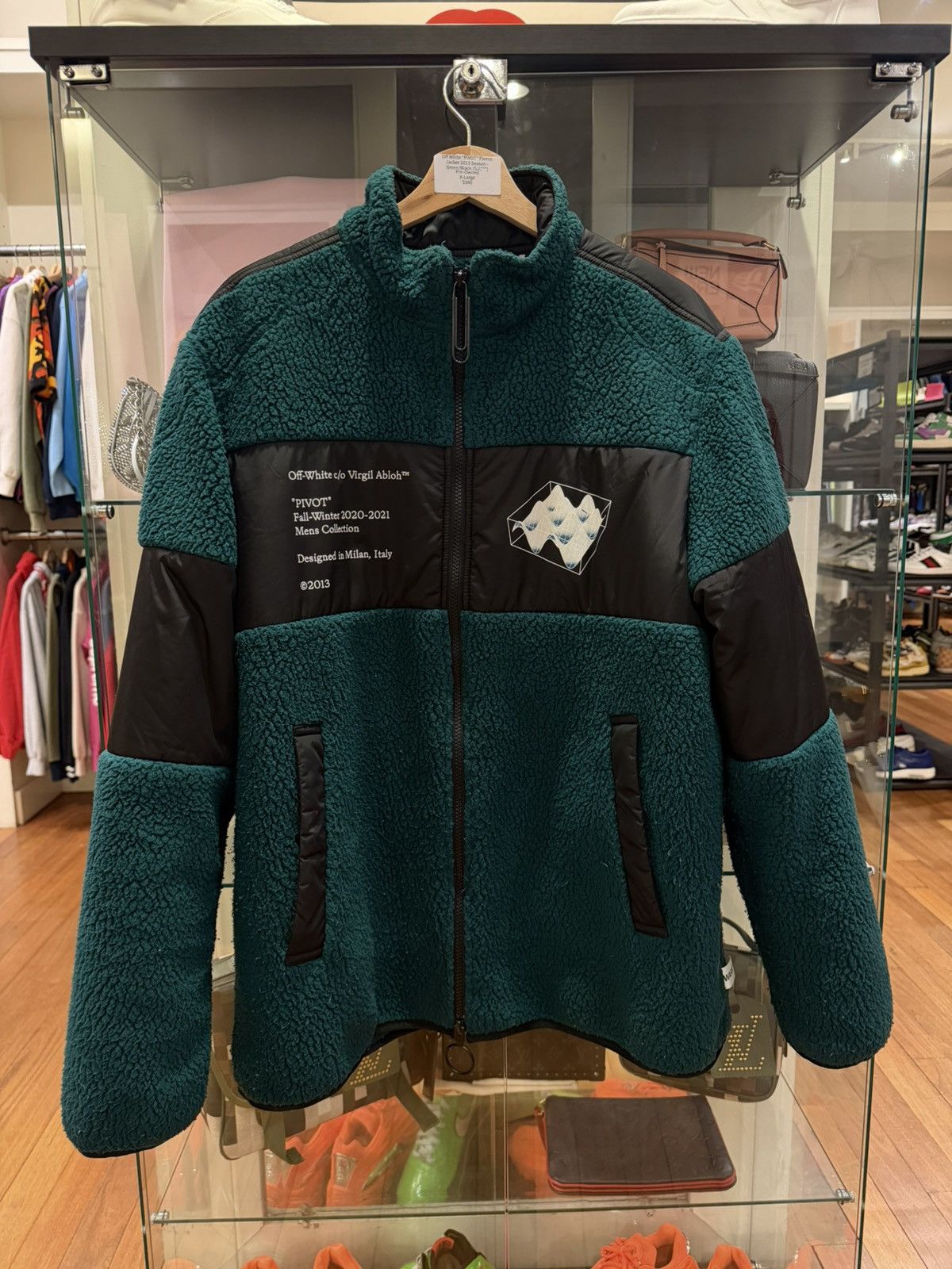 Off-White Off-White ‘PIVOT’ Fleece Jacket Size US XL / EU 56 / 4 - 1 Thumbnail