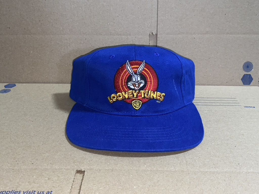 Vintage Warner Brothers Road Runner Roadrunner Snapback Hat Cap