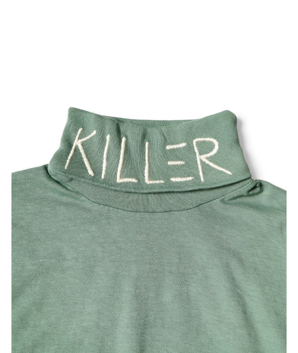 Kapital 18.5/- Jersey high neck long sleeve tee (KILLER embroidery) Size US M / EU 48-50 / 2 - 3 Thumbnail
