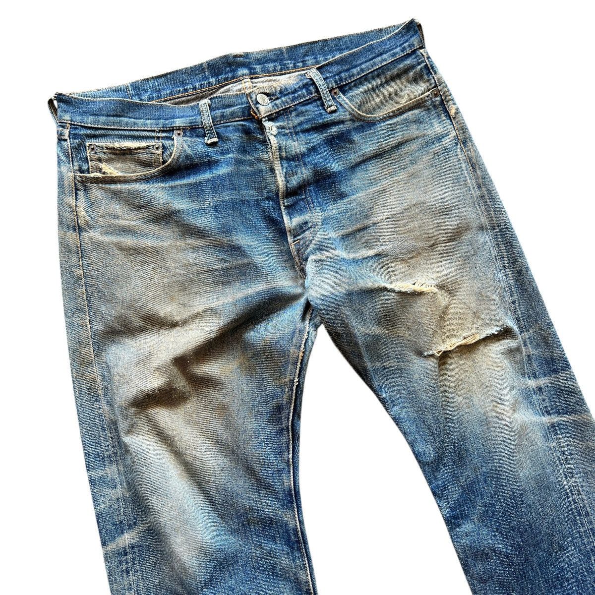Denime Vintage Denime Authentic Leather Patch Lot 239 Selvedge Jean Size US 36 / EU 52 - 2 Thumbnail