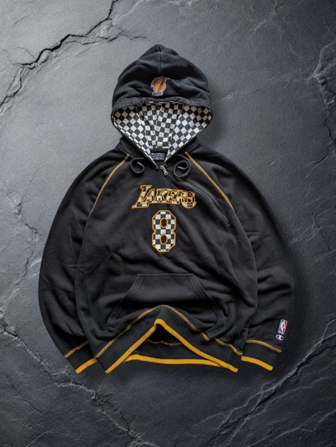 Super Rare Champion x NBA Lakers 8 Kobe Bryant Hoodie