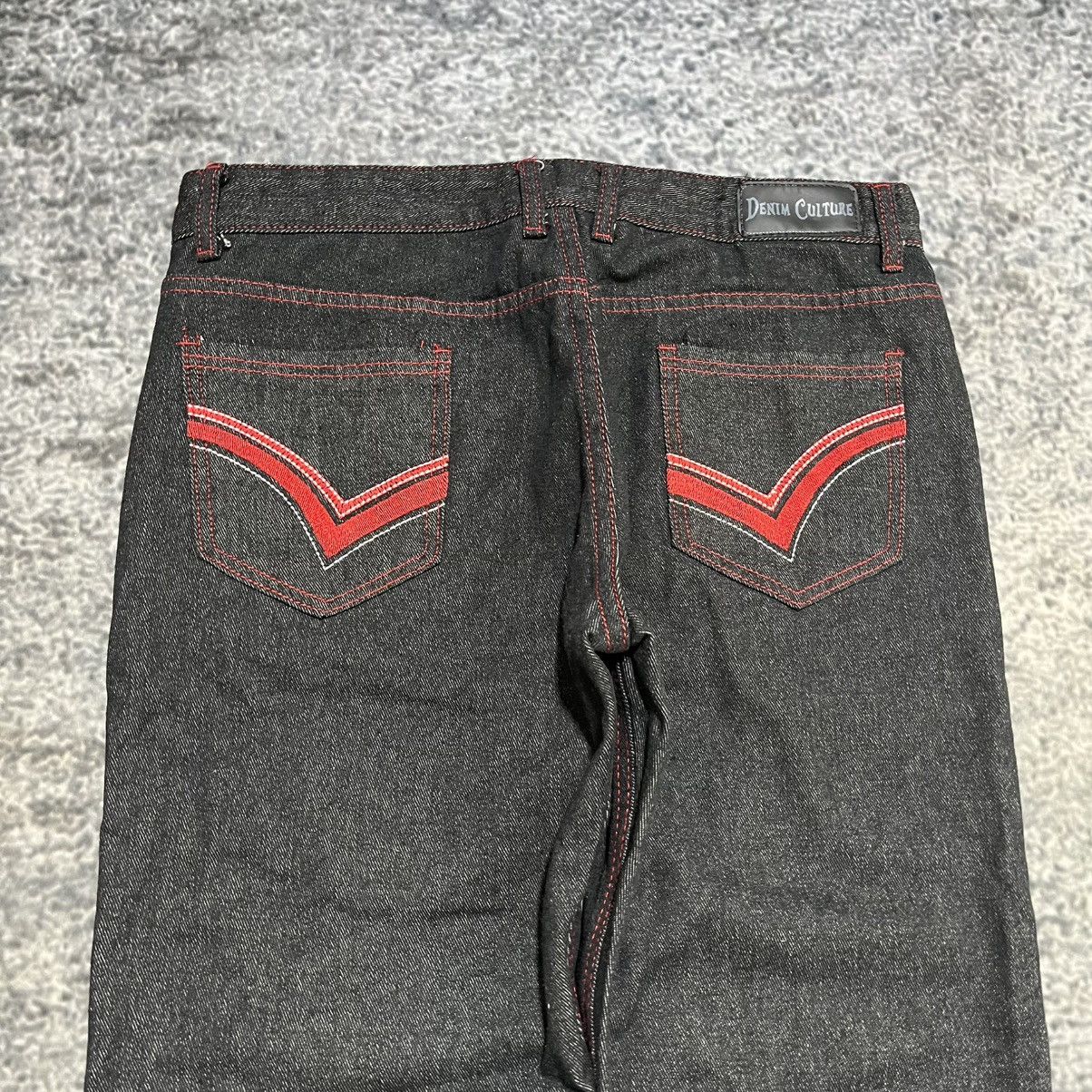 Vintage VINTAGE Y2K DENIM CULTURE BAGGY EMBROIDERED GRUNGE JEANS Size US 34 / EU 50 - 3 Thumbnail