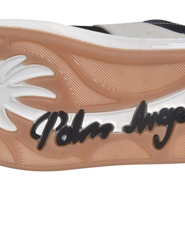 Palm Angels o1y0325 Logo Low-Top Sneakers in Black/Grey Size US 10 / EU 43 - 4 Thumbnail