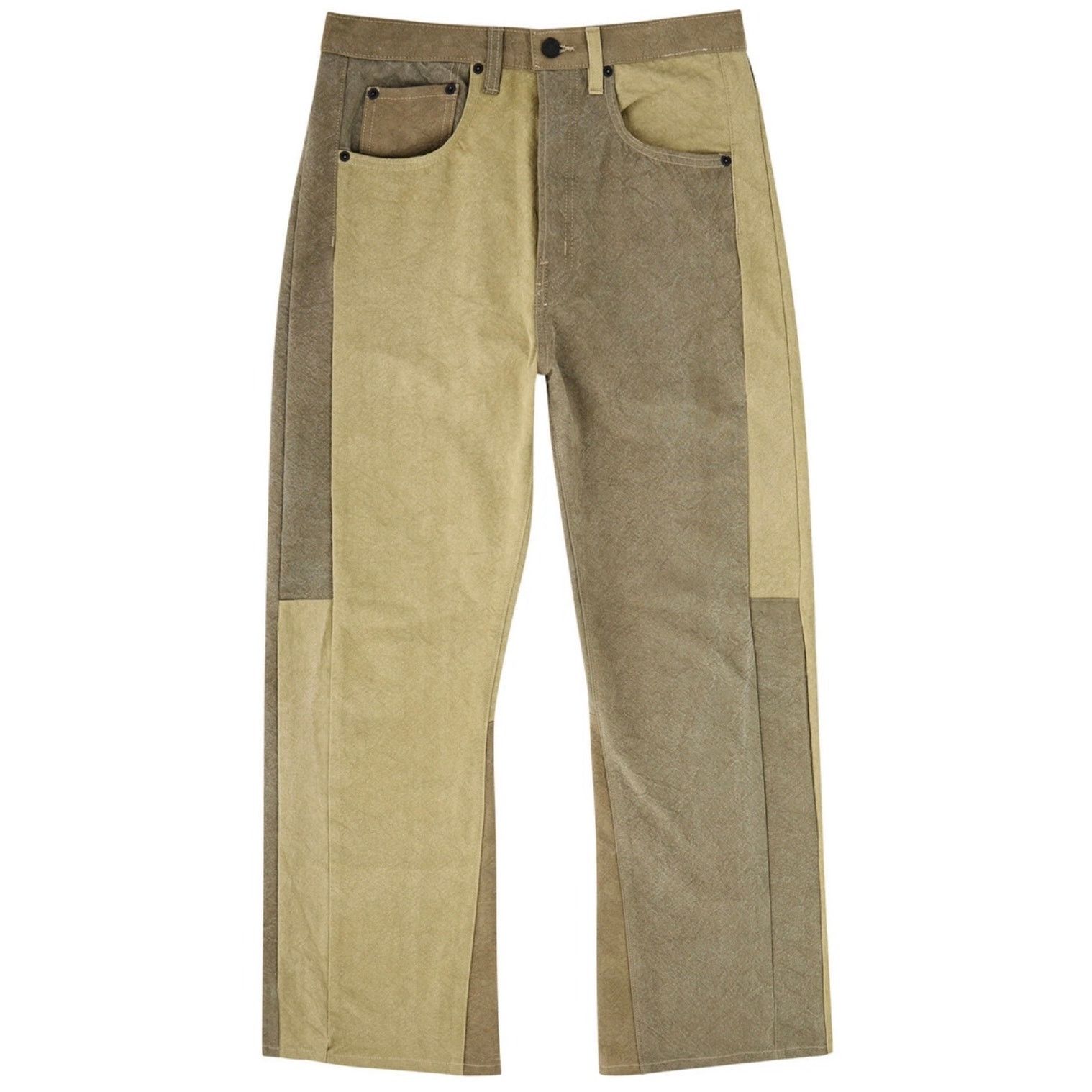 Gallery Dept. Gallery Dept. Ventura Baggy Two-Tone Olive Jeans 34 Size US 34 / EU 50 - 2 Thumbnail