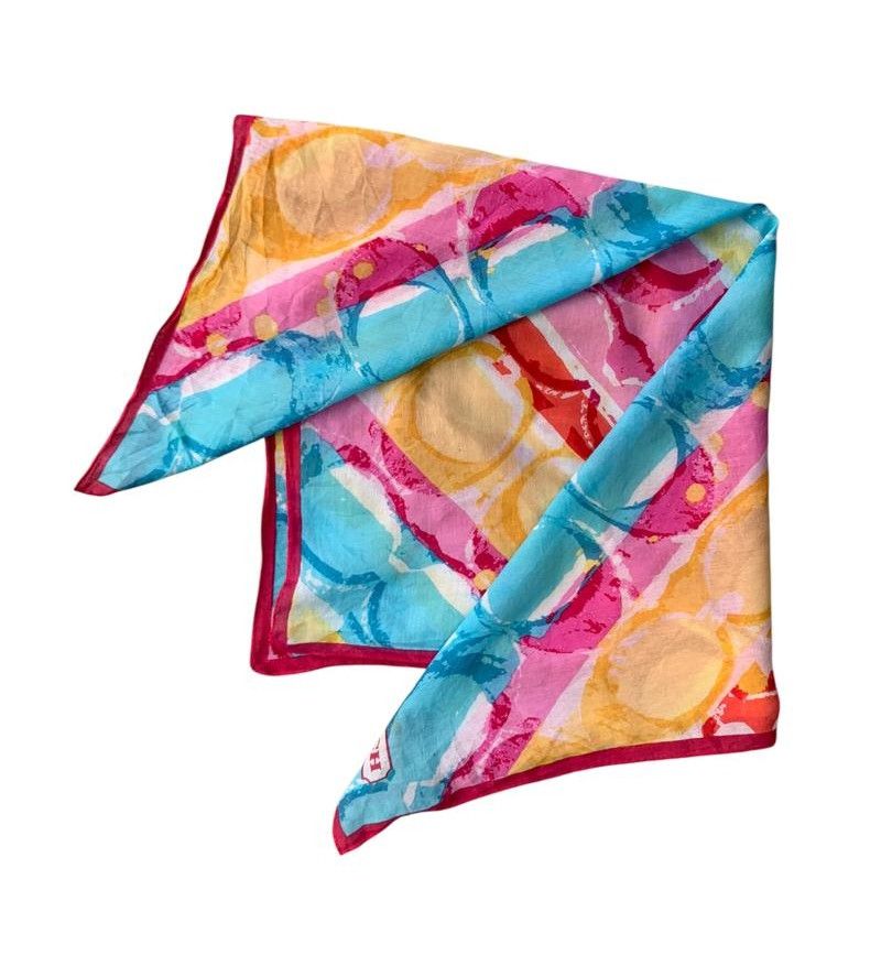 Coach COACH Multicolour Signature Silk Bandana Size ONE SIZE - 3 Thumbnail